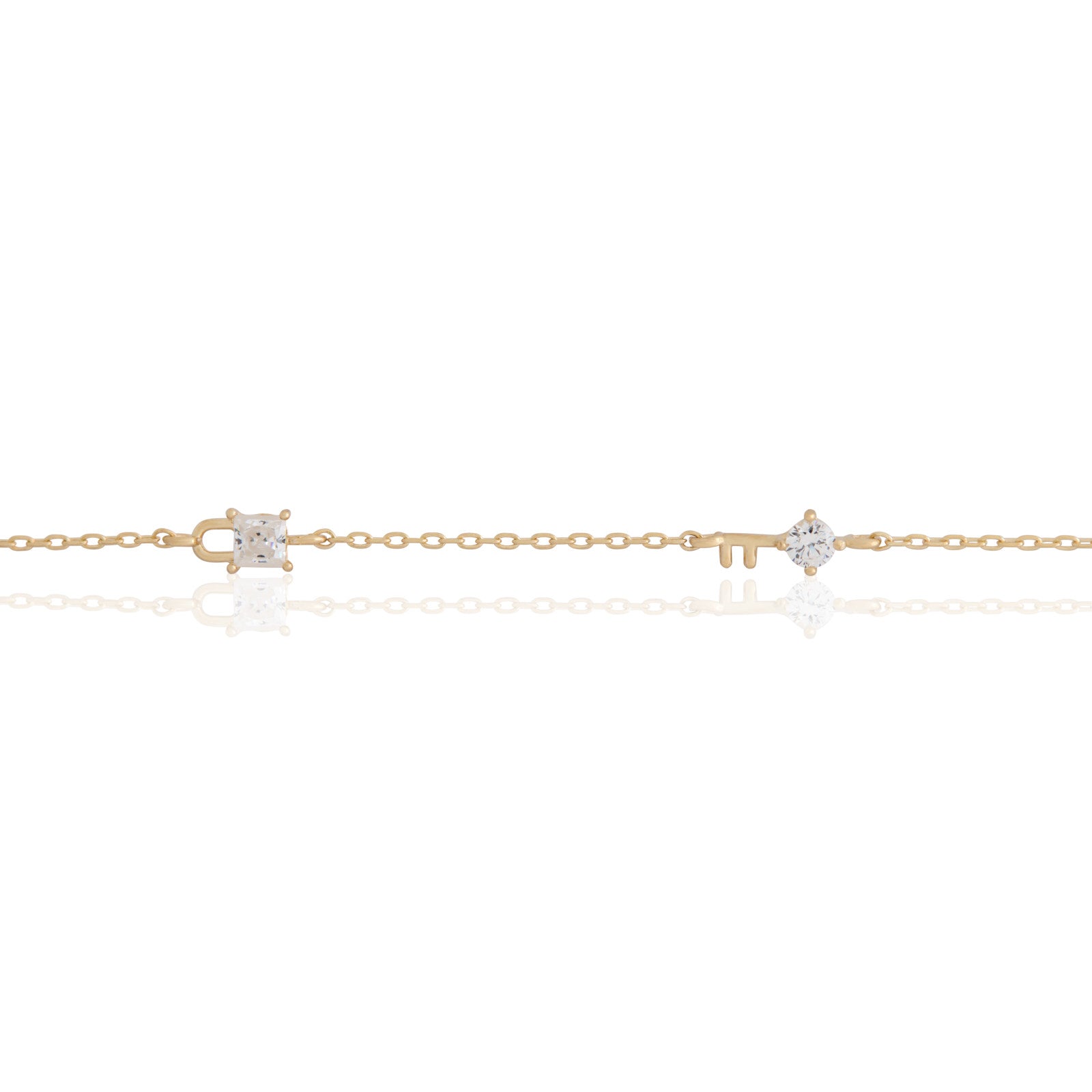 14kt Yellow Gold Key Bracelet