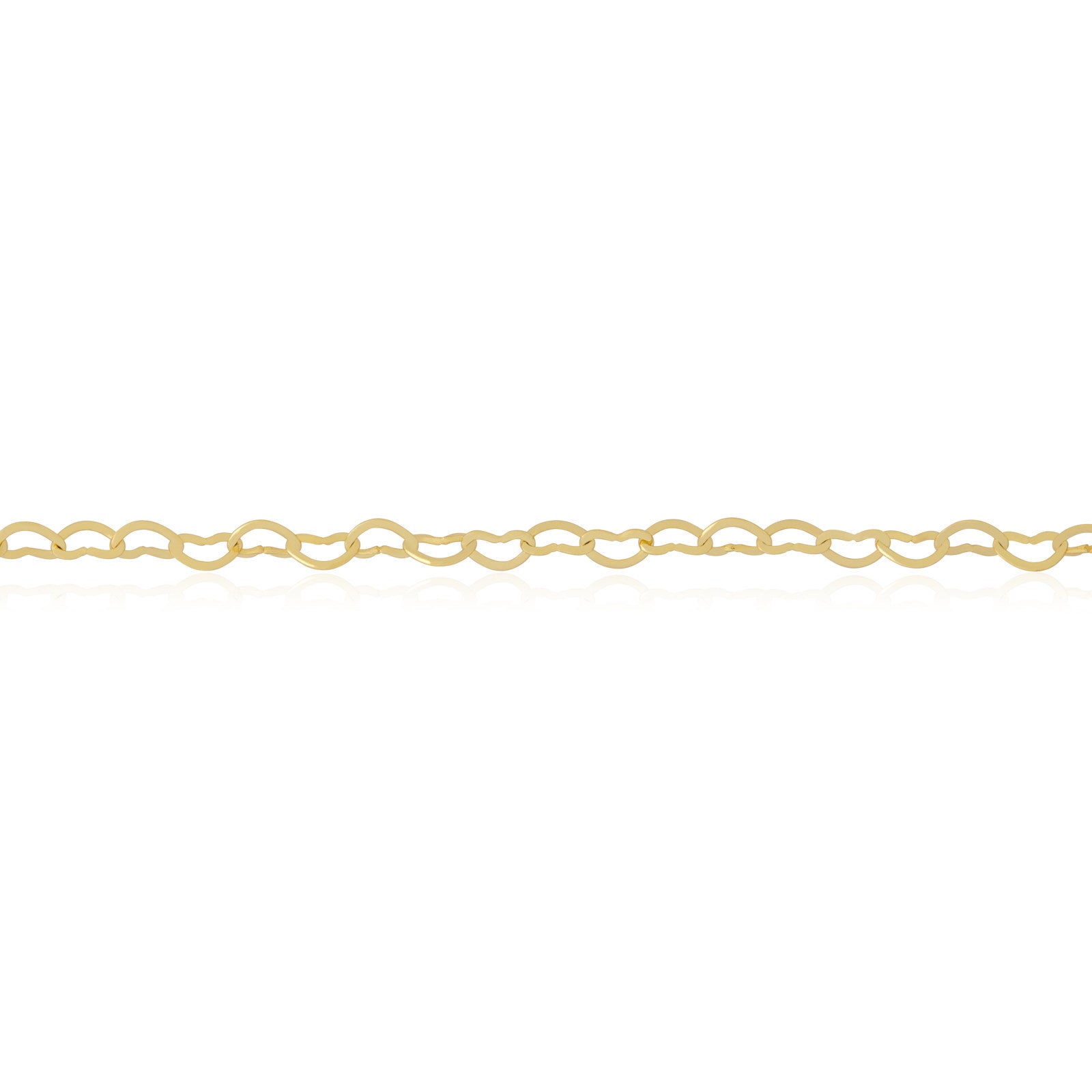 14k Gold Vermeil Soldered Chain - Hearts