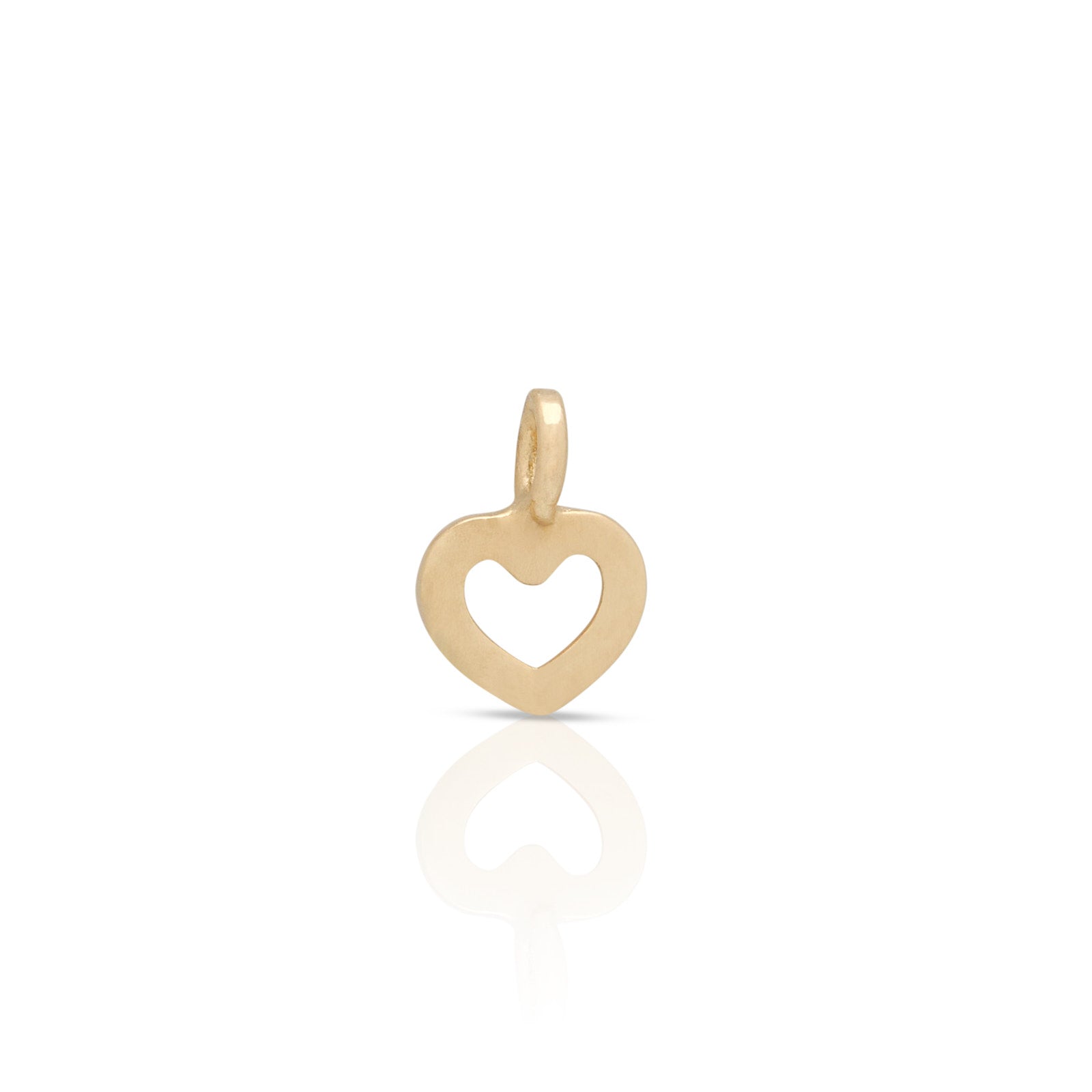 14kt Solid Gold Charm Heart