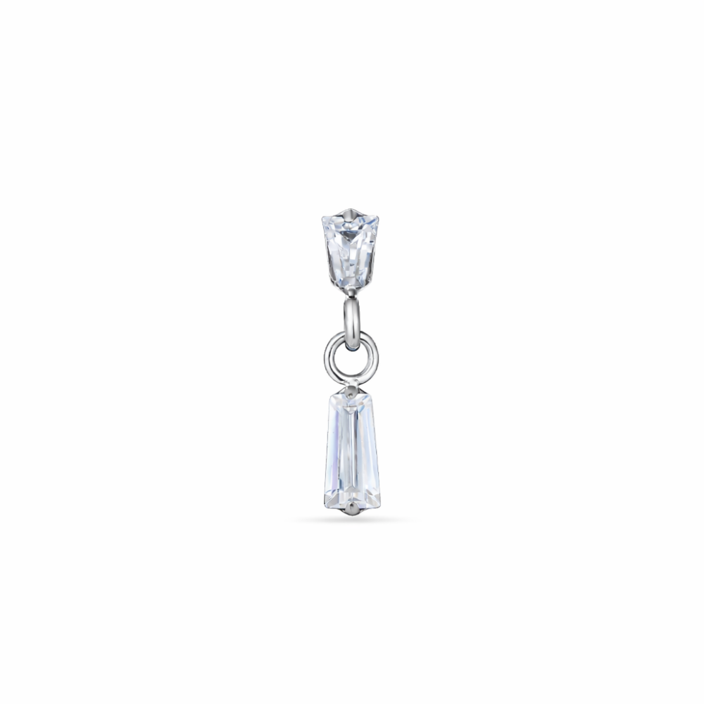Tapered Baguette Dangle Flatback
