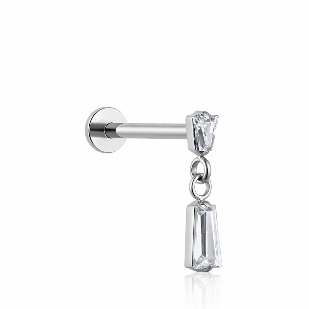 Tapered Baguette Dangle Flatback