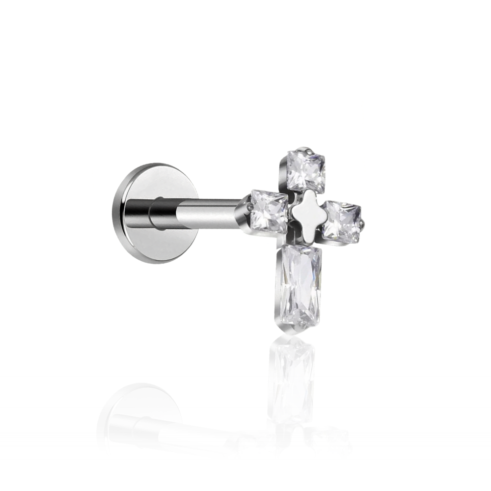 Baguette Cross Flatback