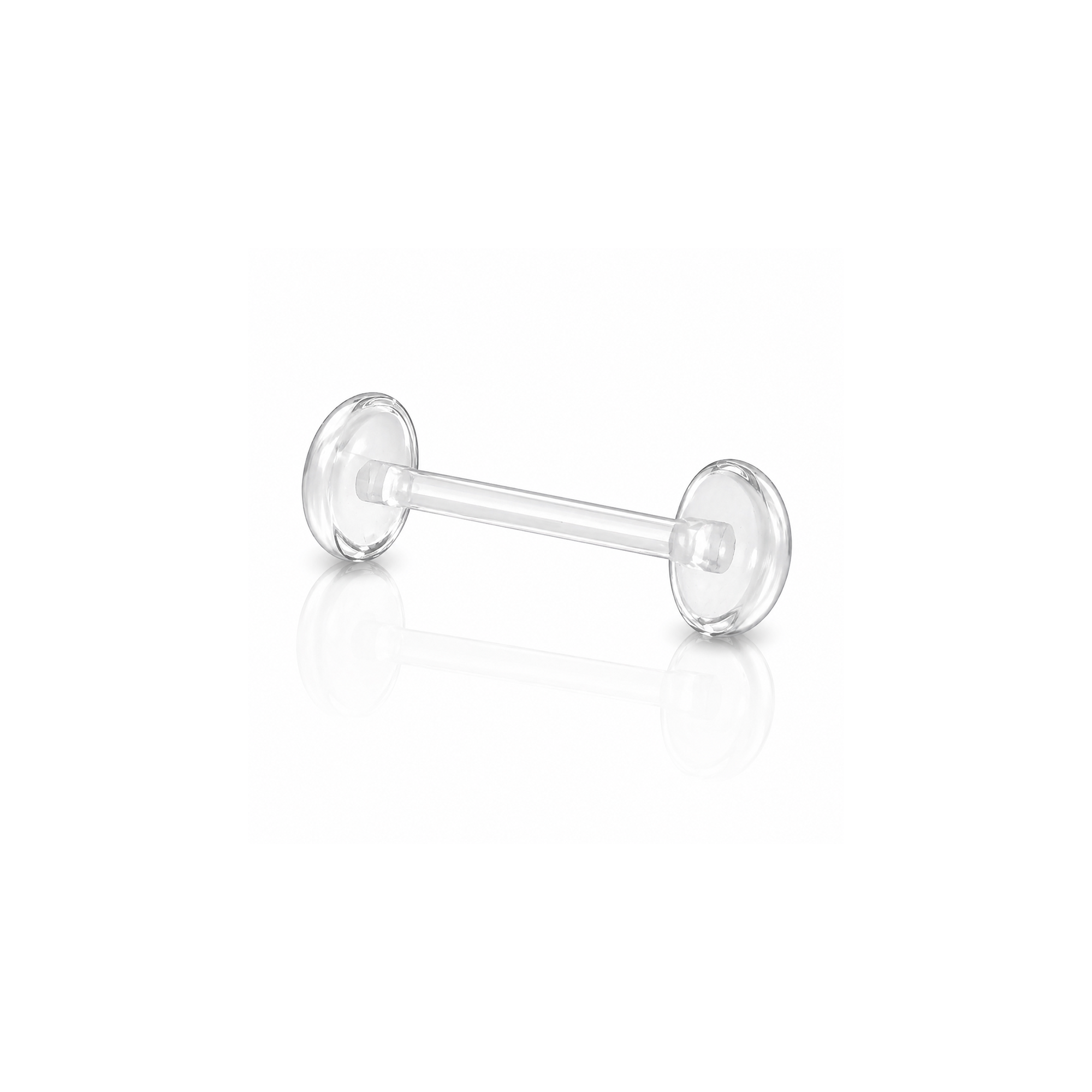 Acrylic Half Ball Straight Barbell