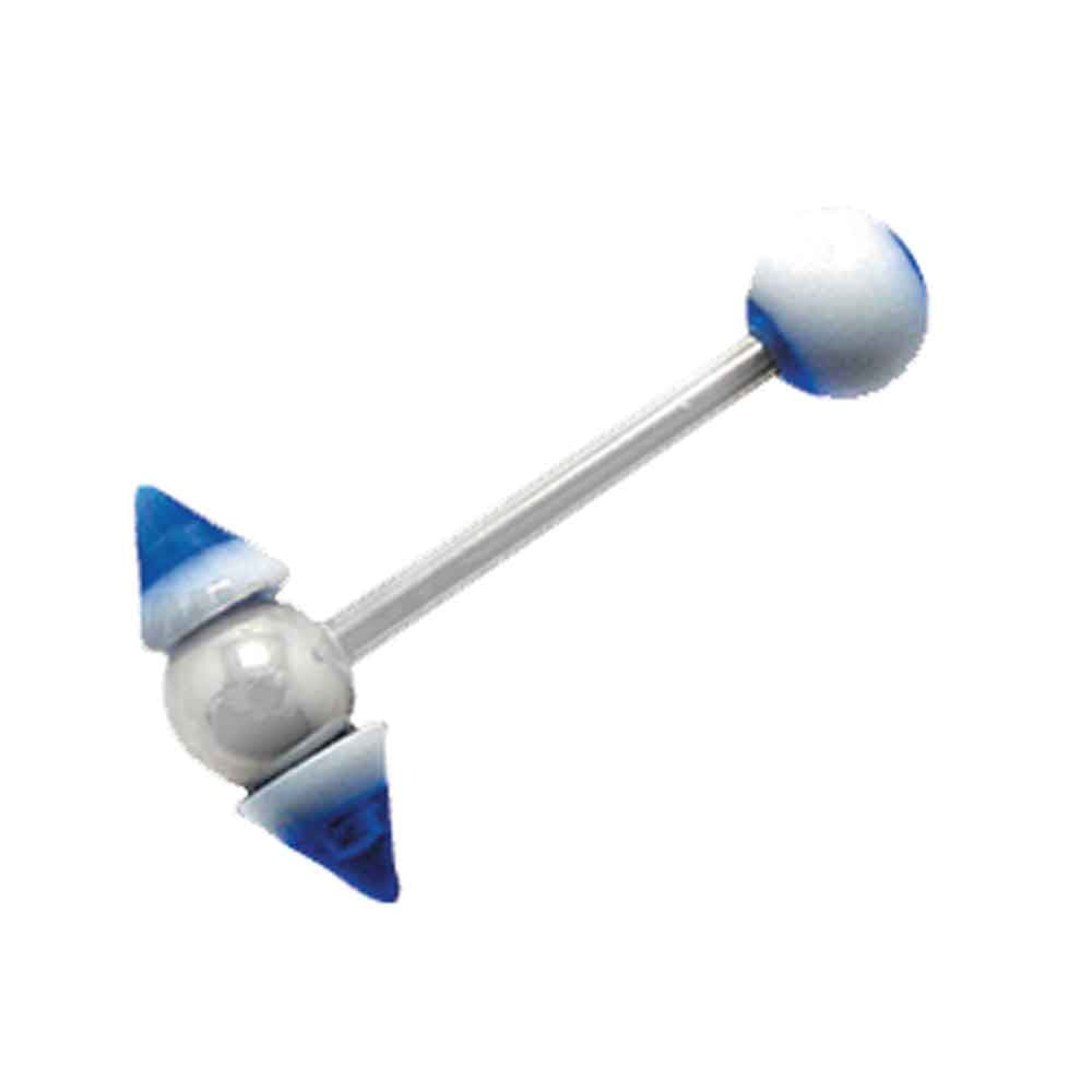 Barbell w Double colour Cone 1.