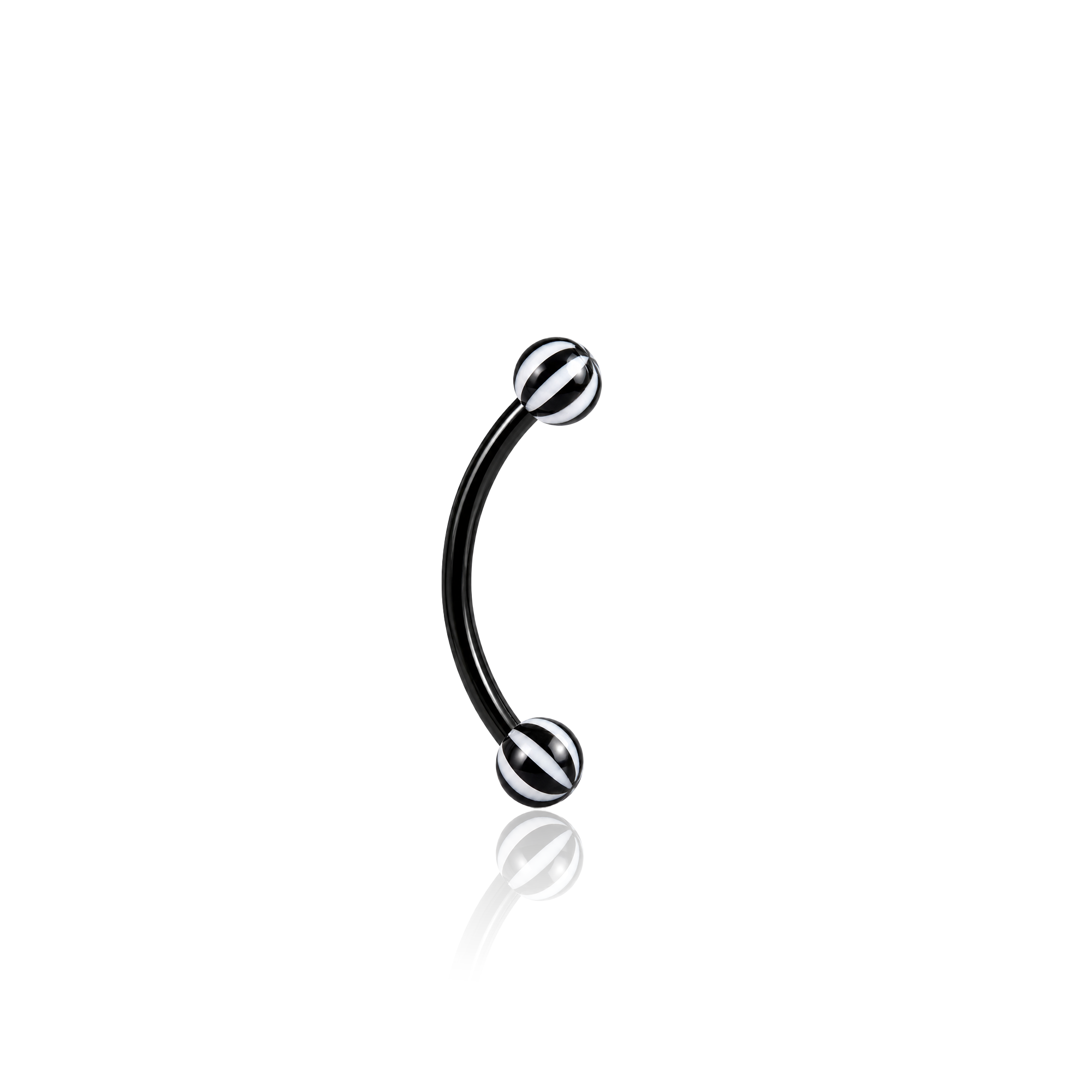 Micro Curved Barbell Flexible w beach ball