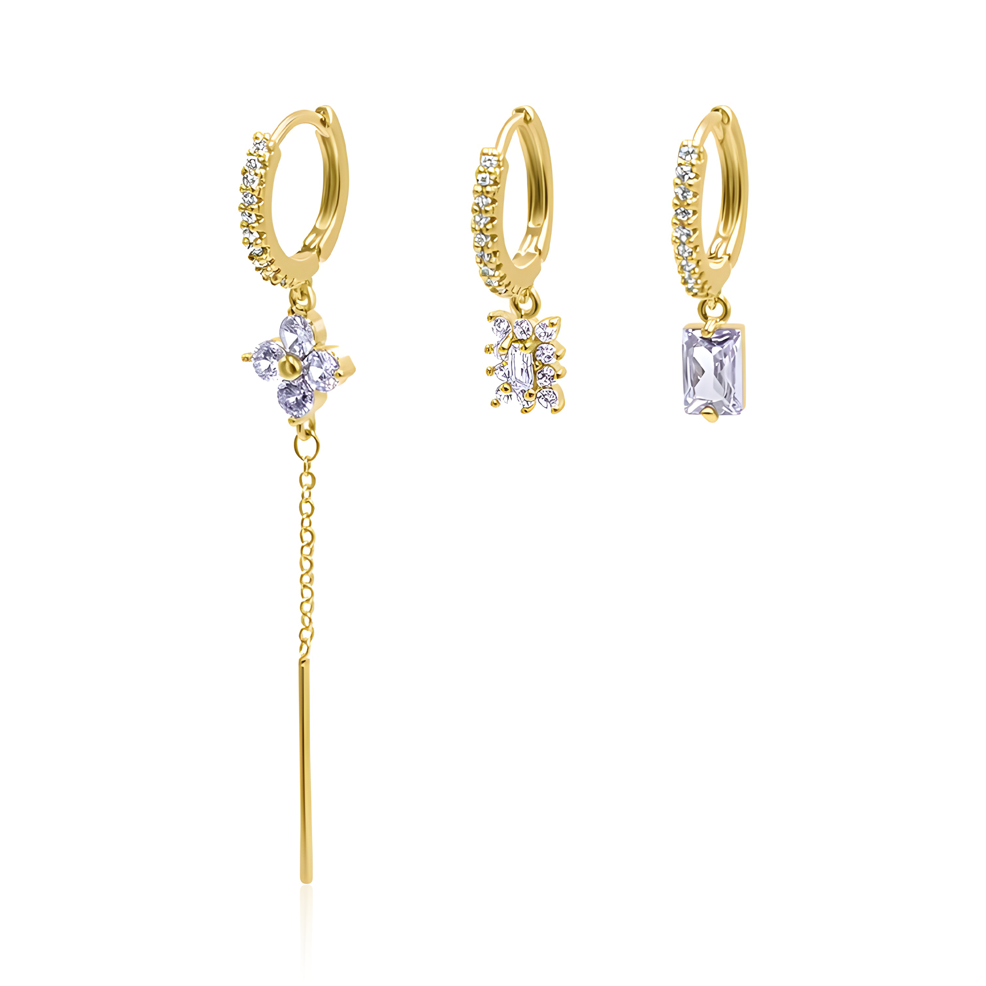 Curated Ear Stack - Petal Chain | Flower Baguette | Baguette