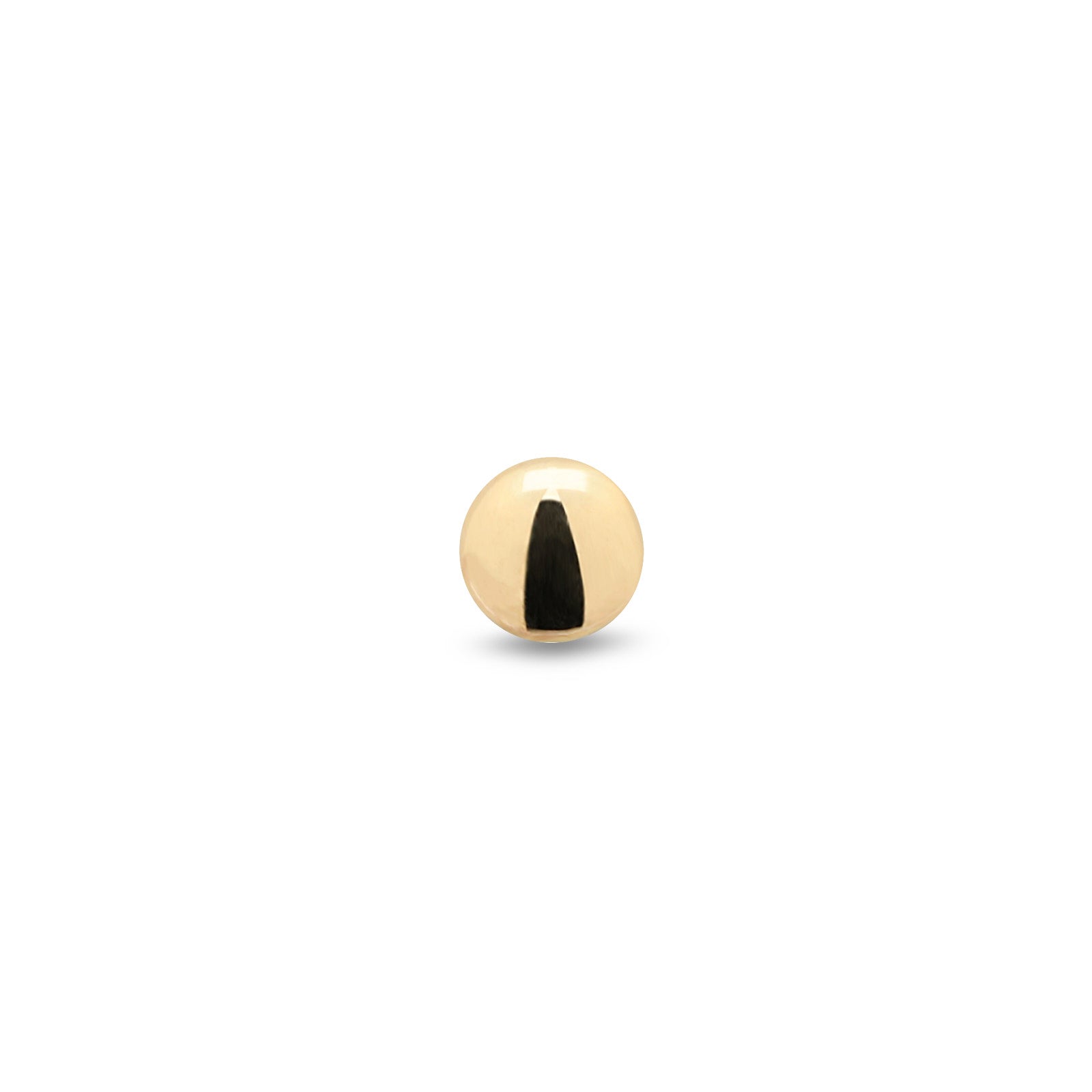 14kt Gold Flatback - Disk