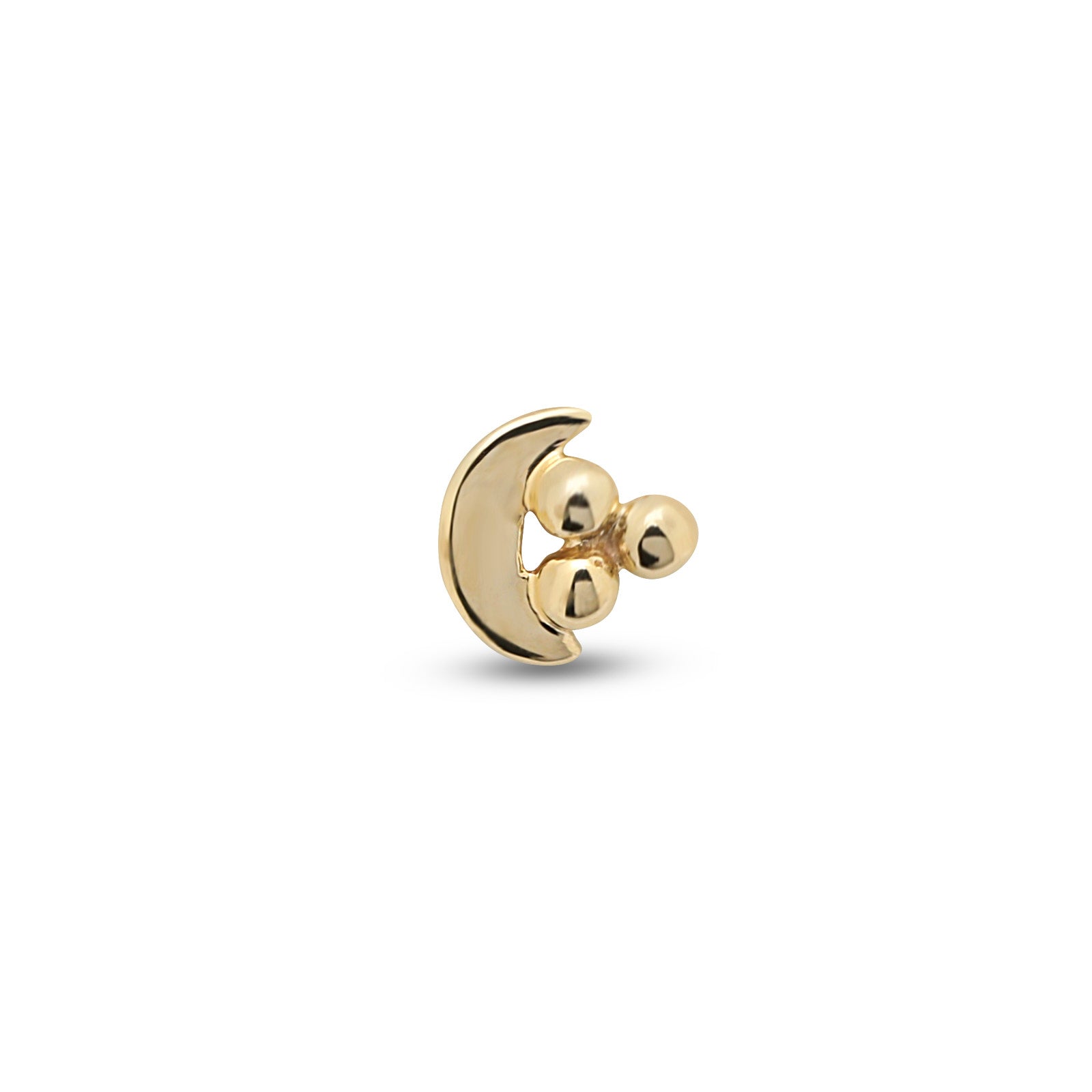 14kt Gold Flatback - Lunar