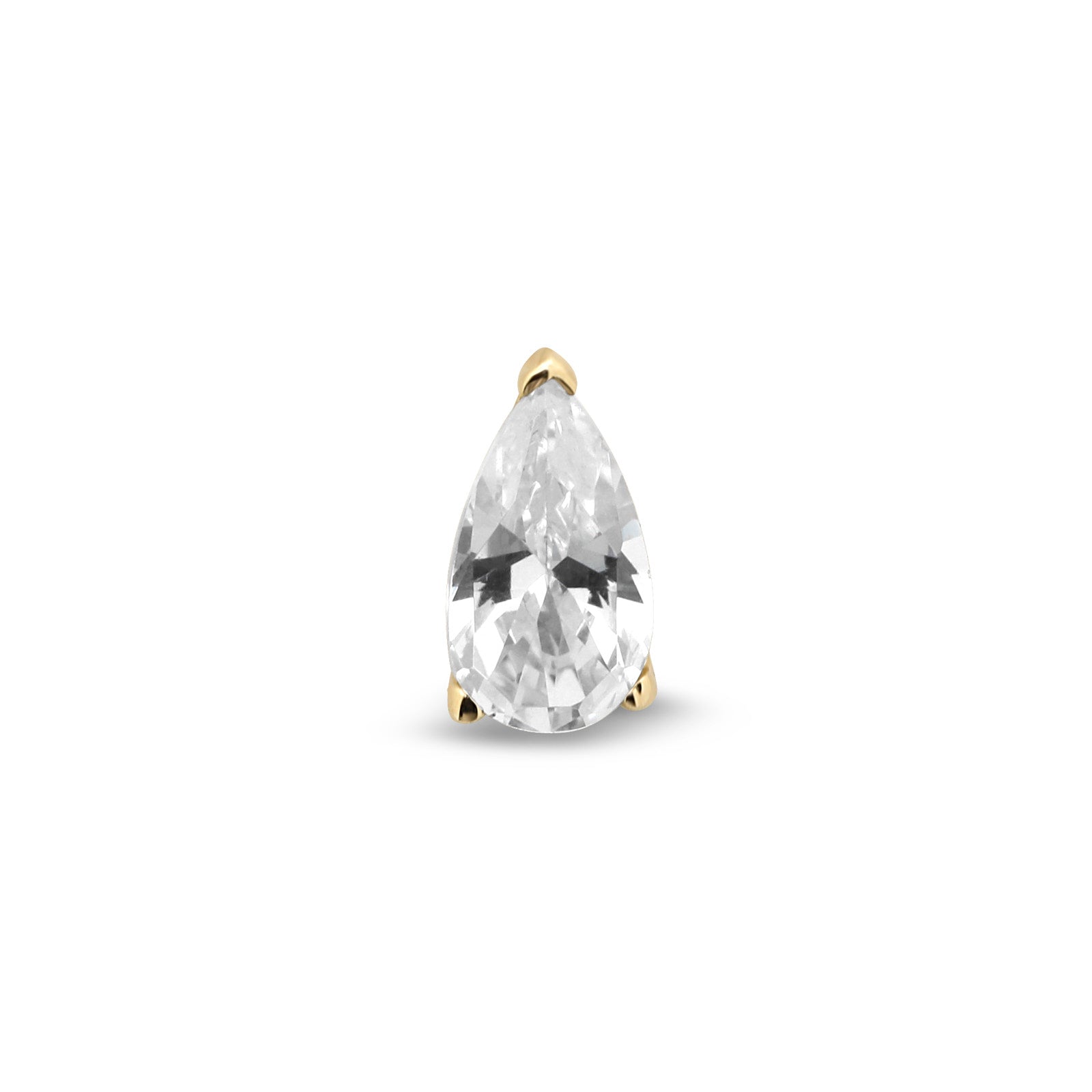14kt Gold Flatback - Pyrus