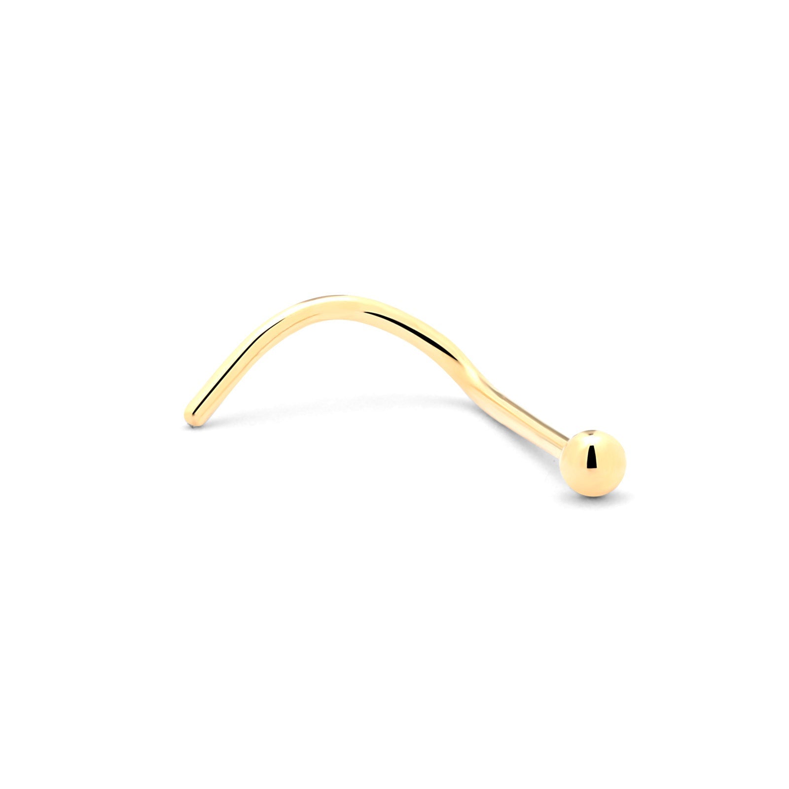 18ct Gold Ball Nose Stud
