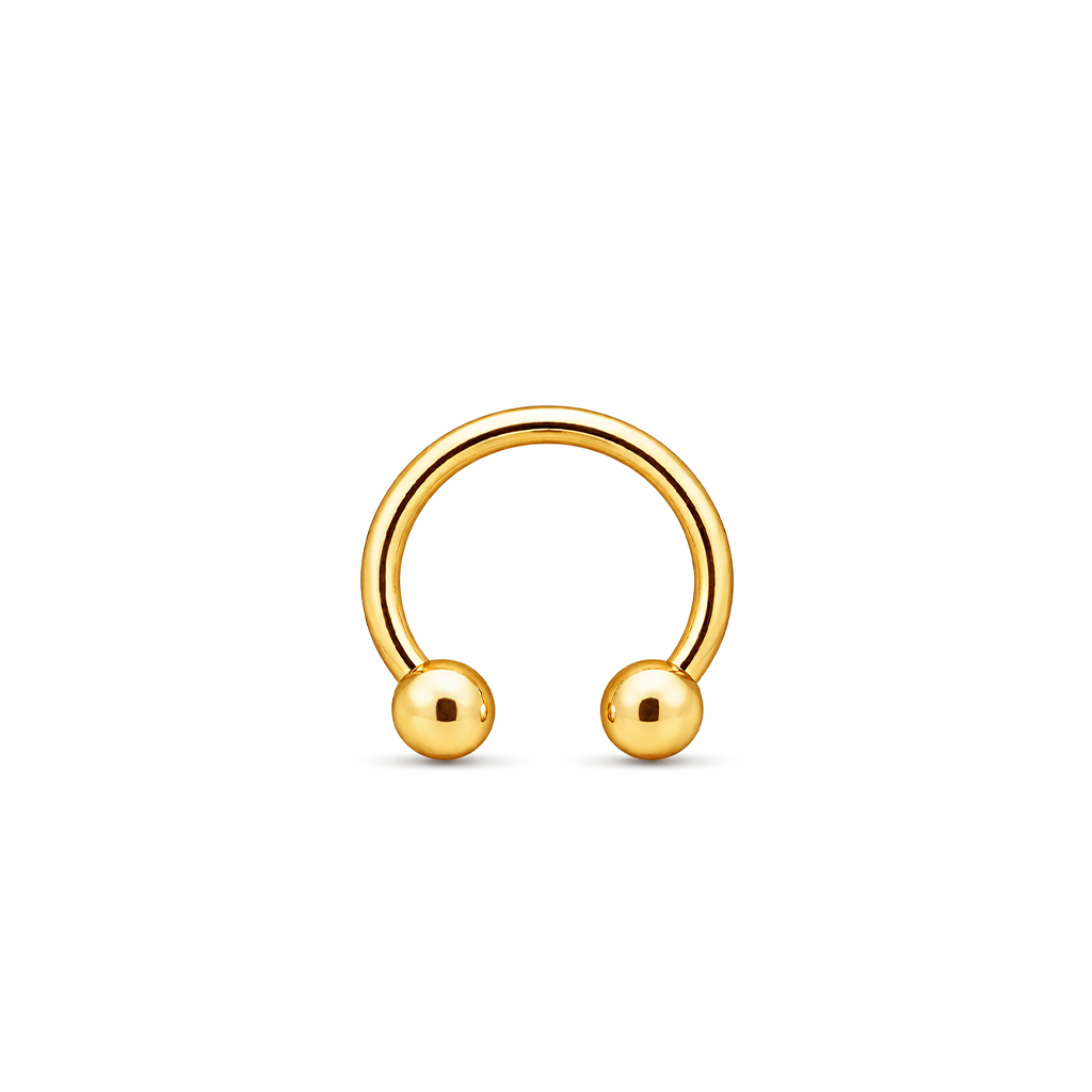 18k V-Gold External Thread Horseshoe