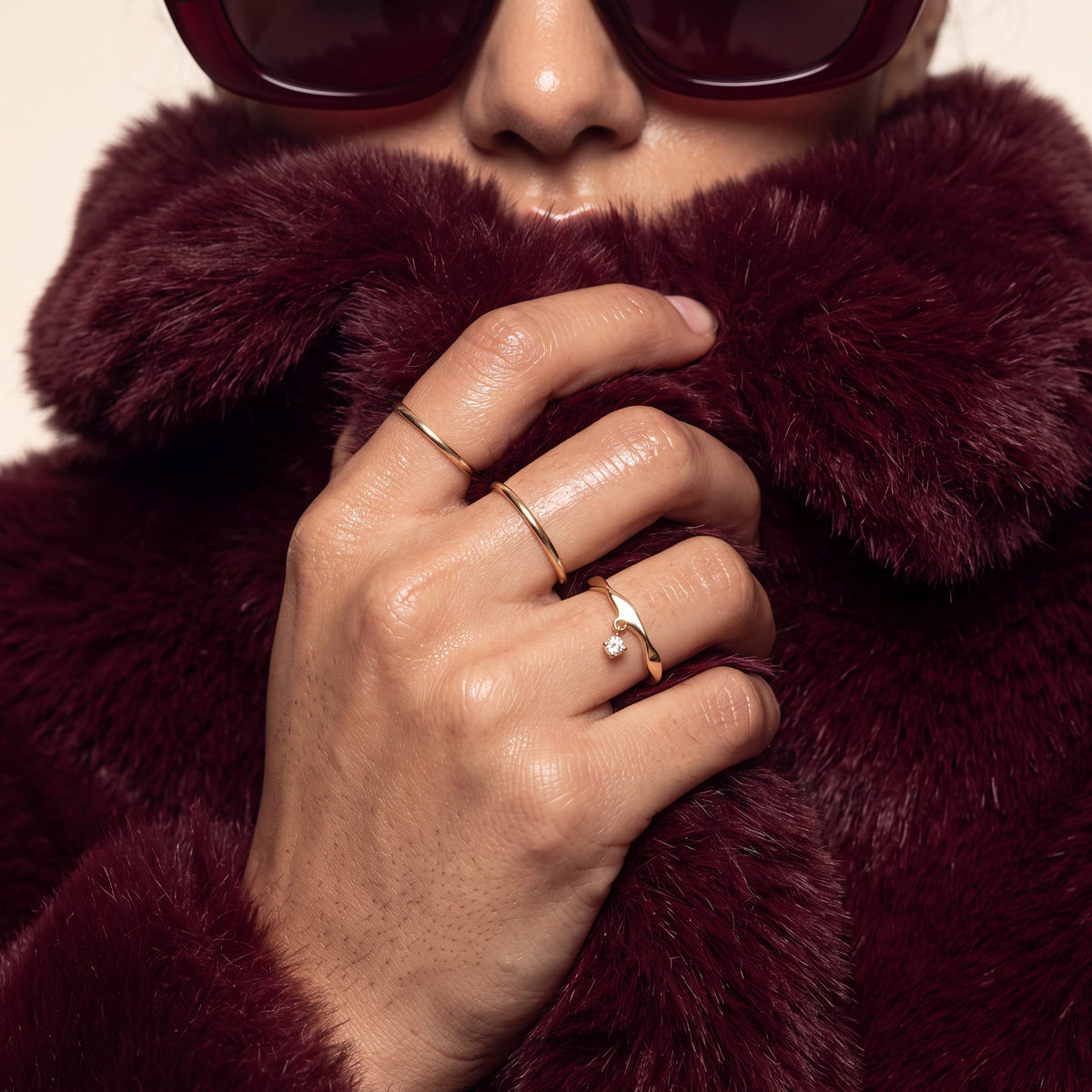 Fine - 14kt Vermeil Gold Ring