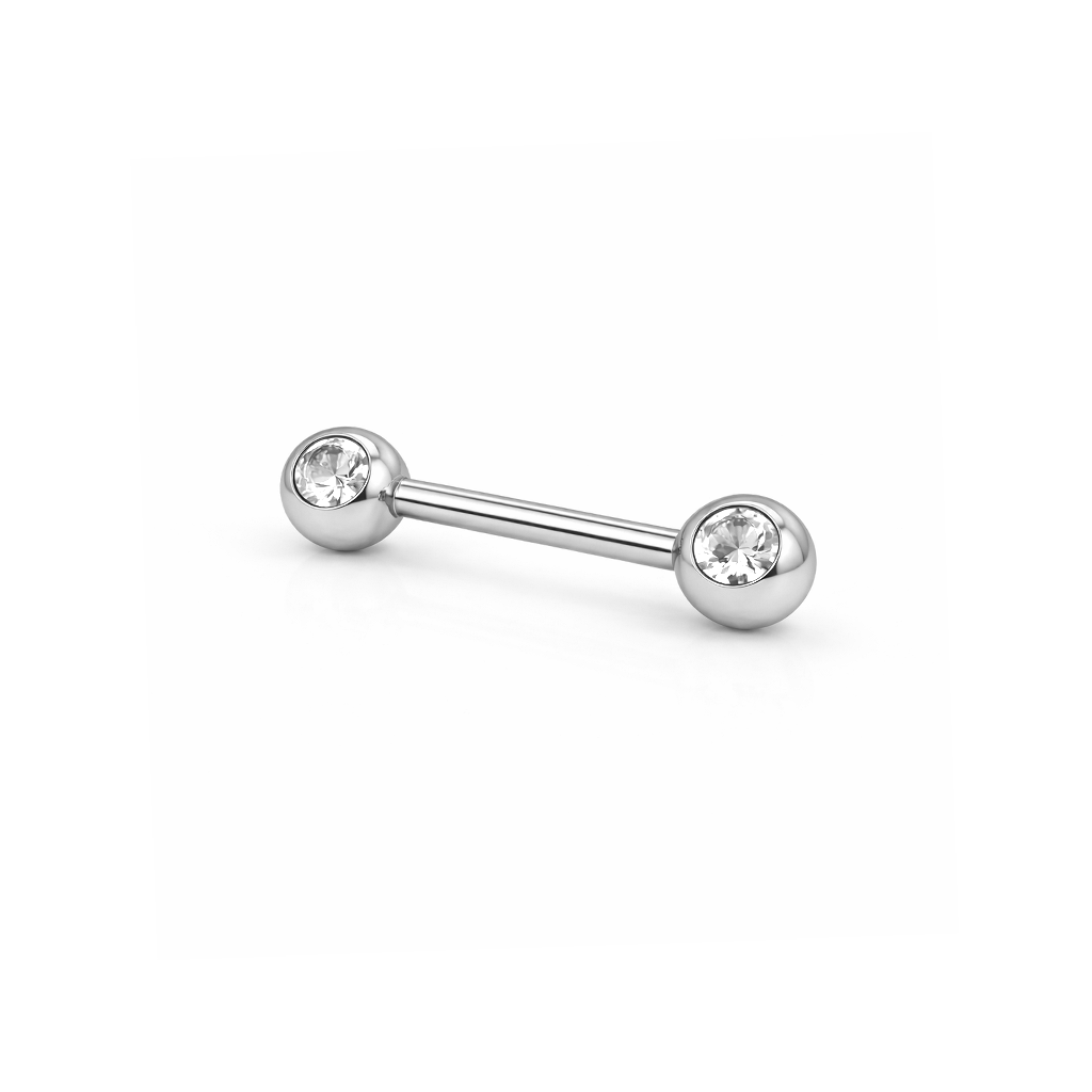 Straight Barbell w Gem
