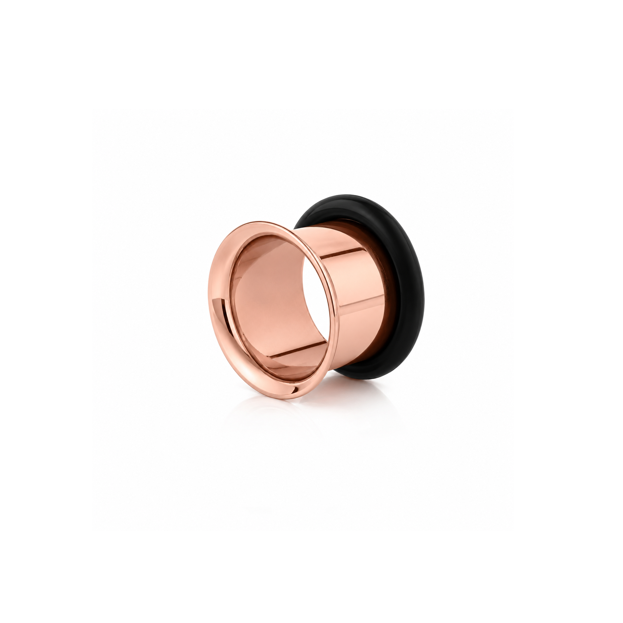 Rose Gold Single Flare Tunnel