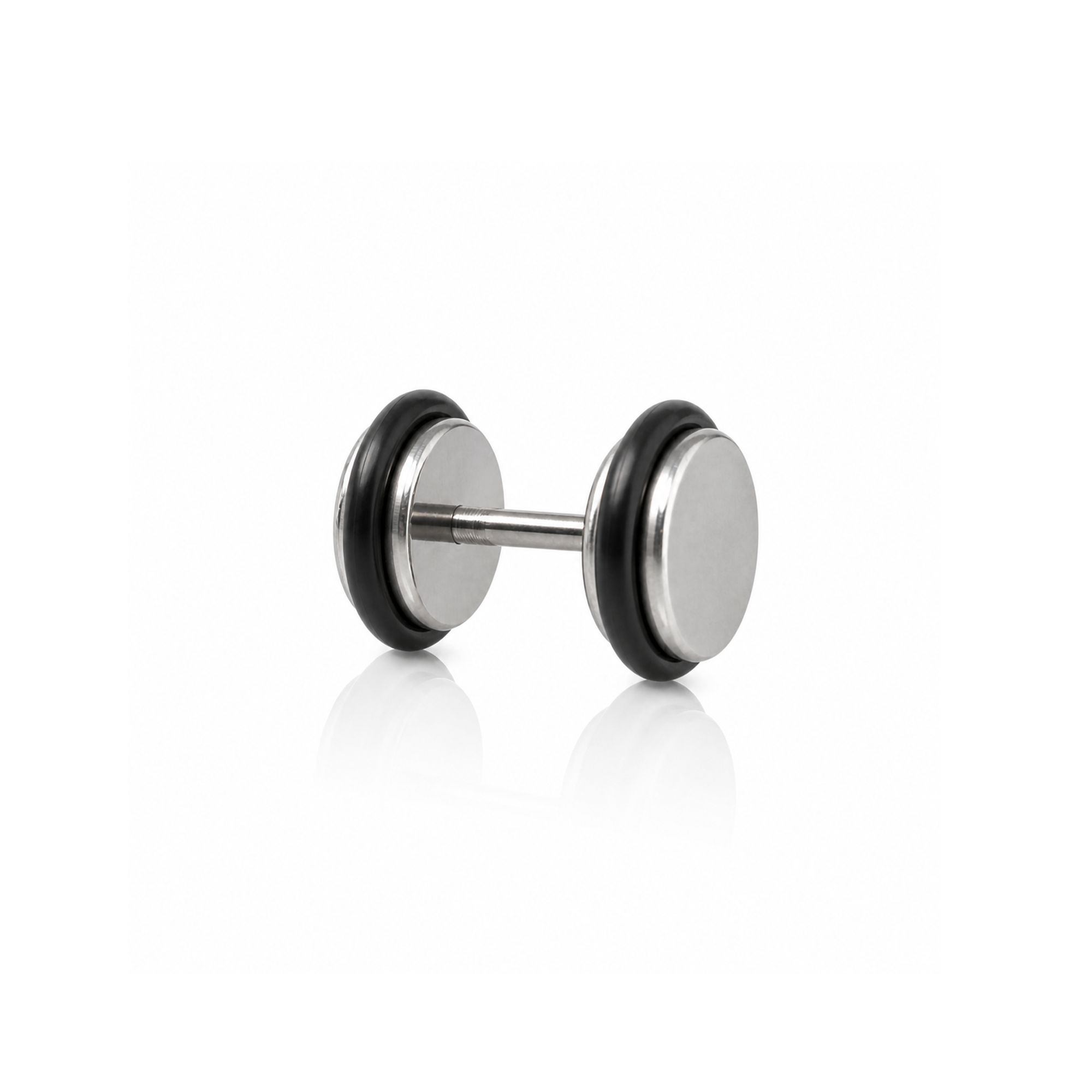Surgical Steel Fake Plug with o rings