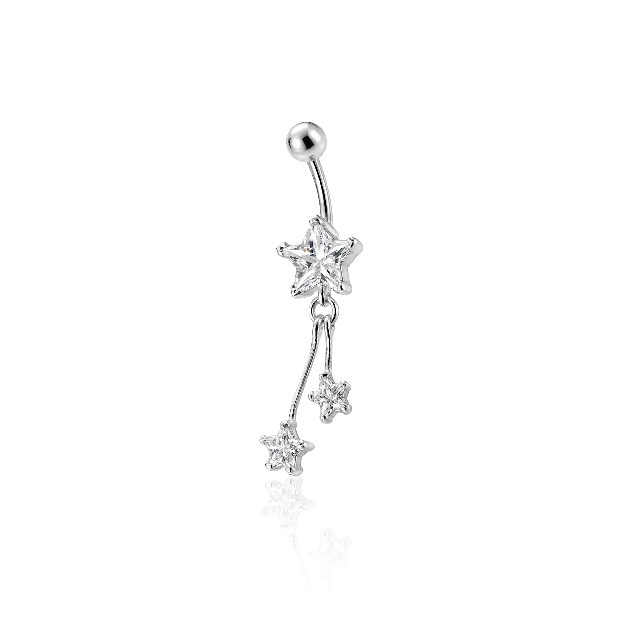 Star Hanging Navel Bar