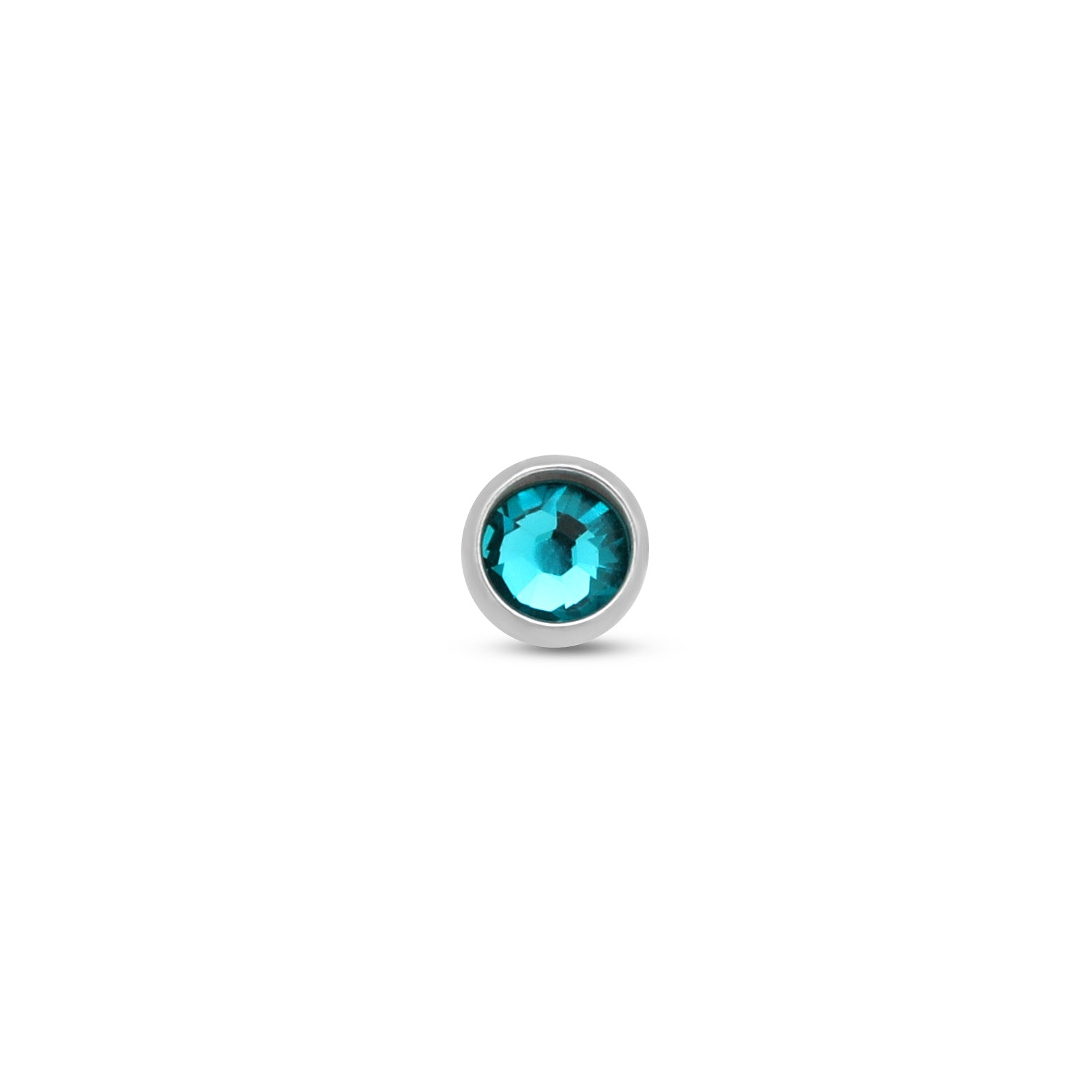 Bezel Crystal Threaded Flatback