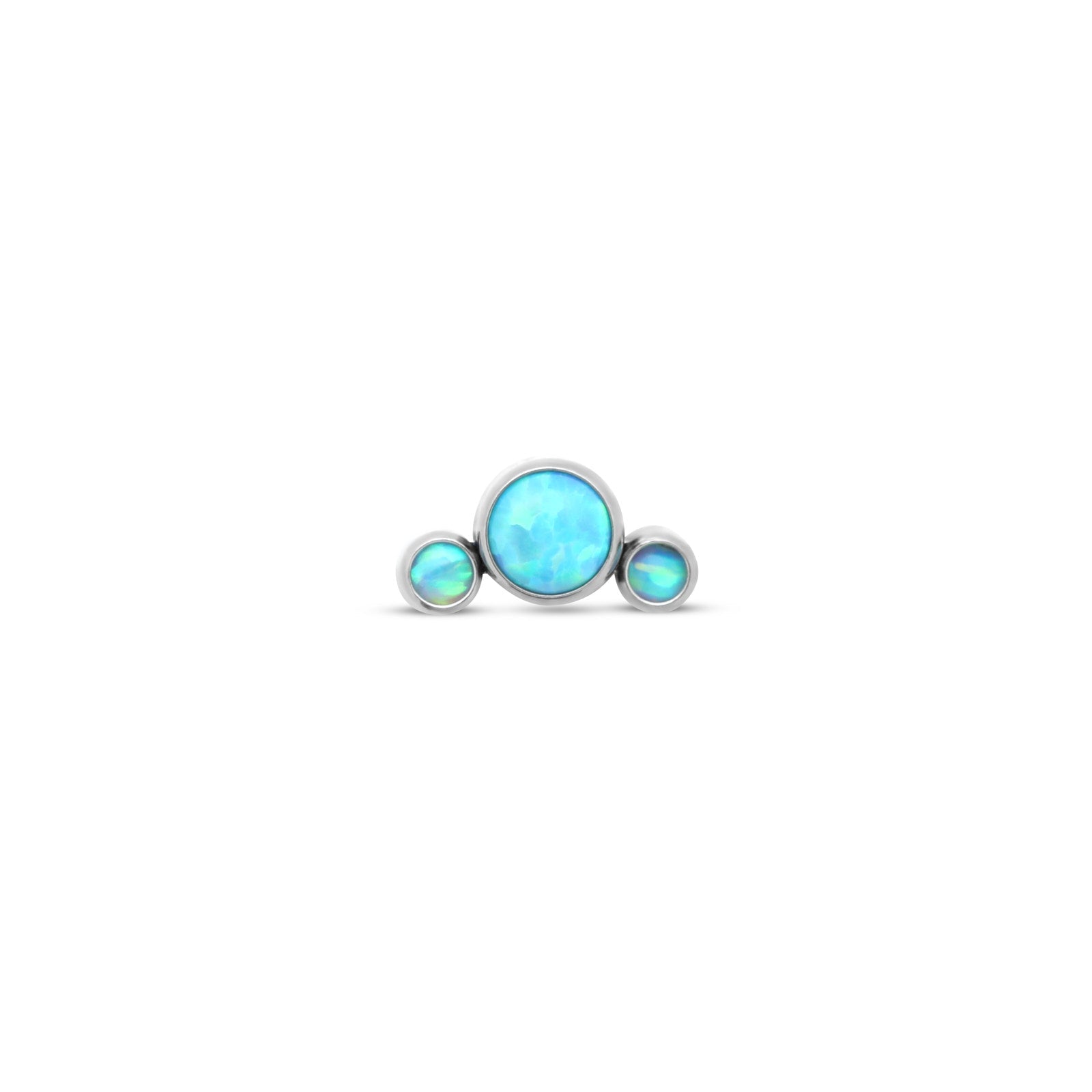 3 Crystal/Opal curved Flatback