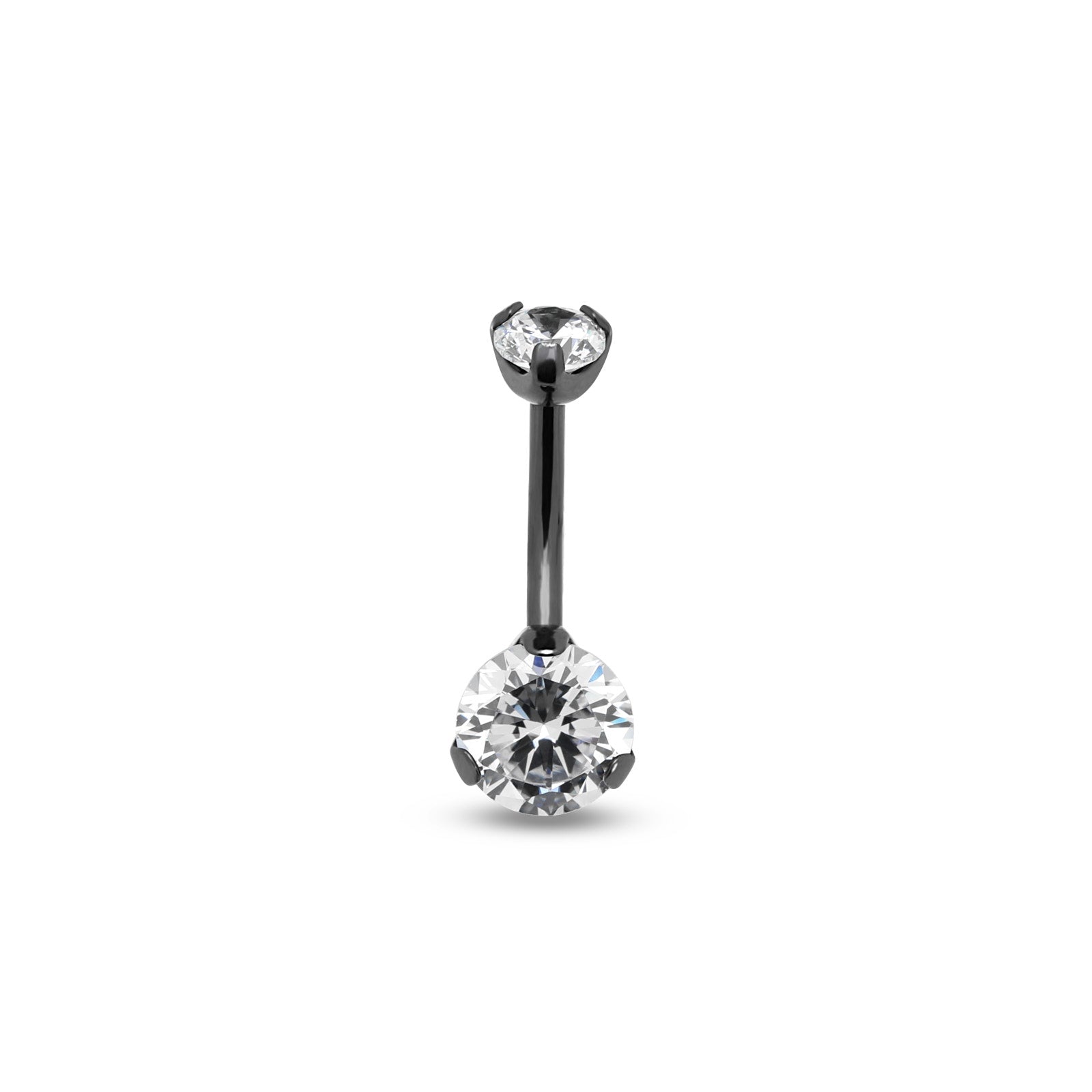 Blackline Claw Jewelled Navel Bar