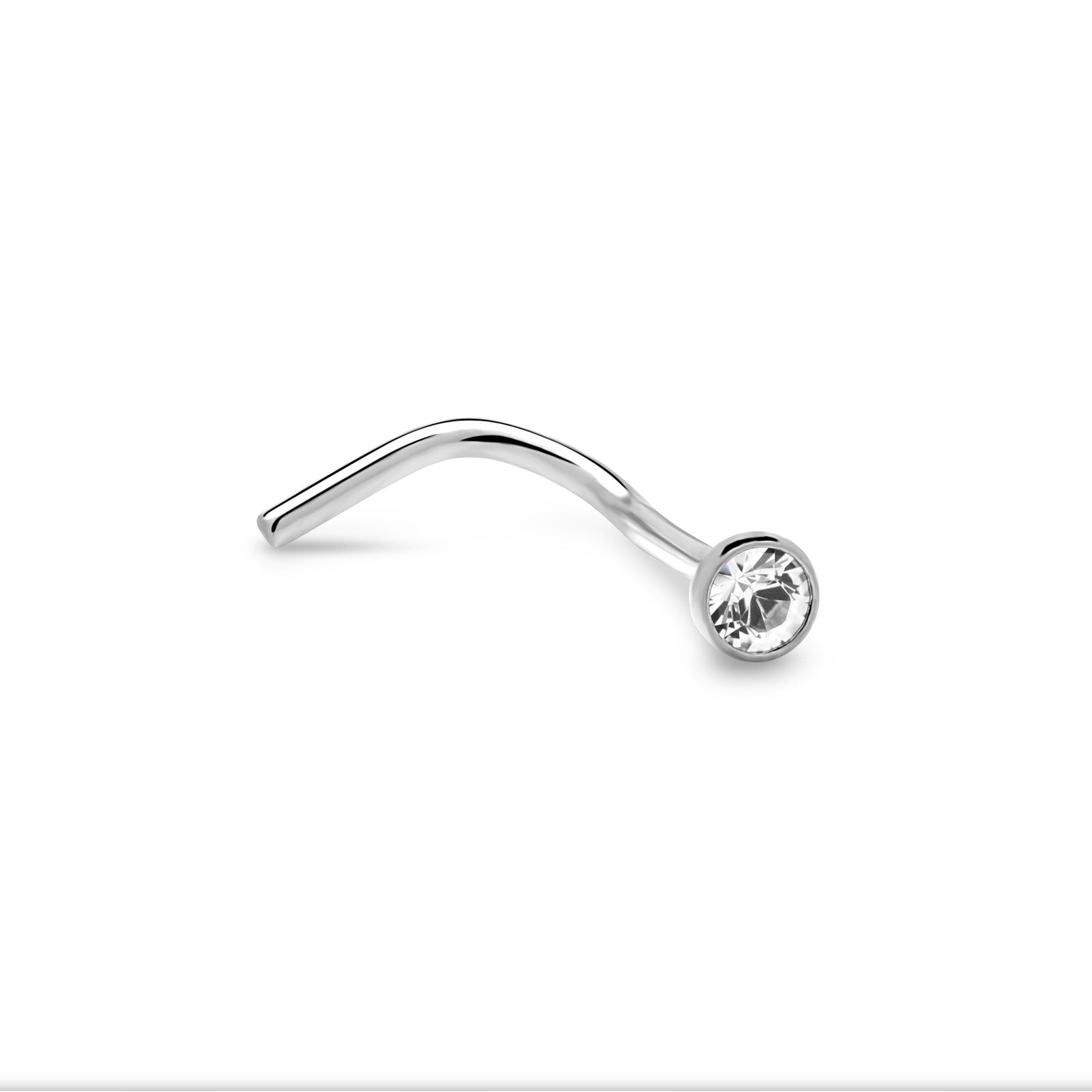 Titanium Jewelled Nose Stud