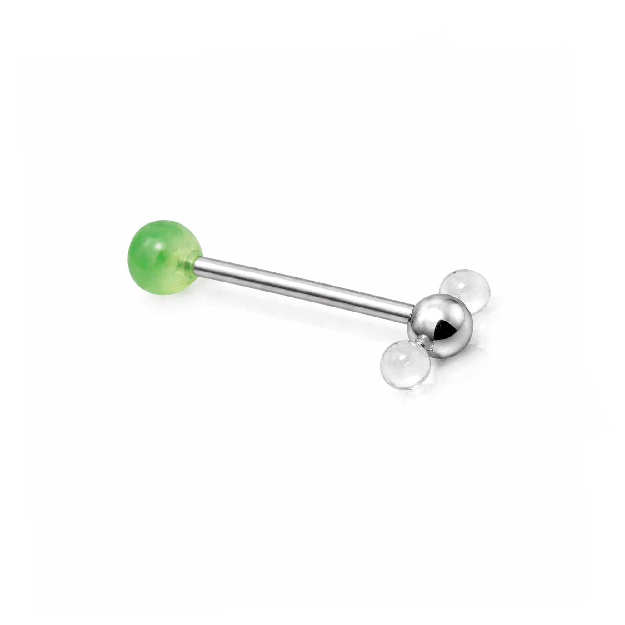 Tongue Barbell w 2 Balls