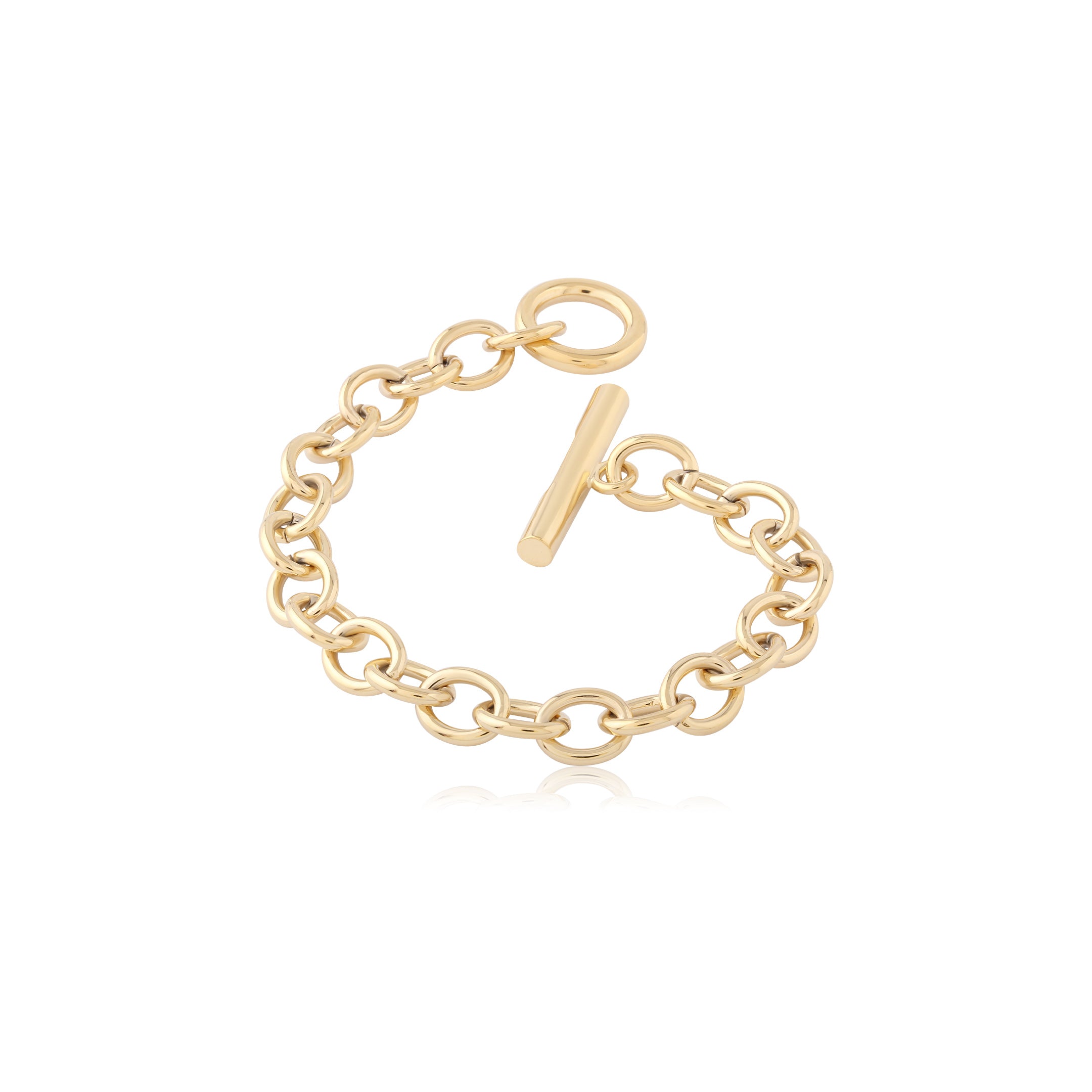 18k V-Gold Bracelet Cable