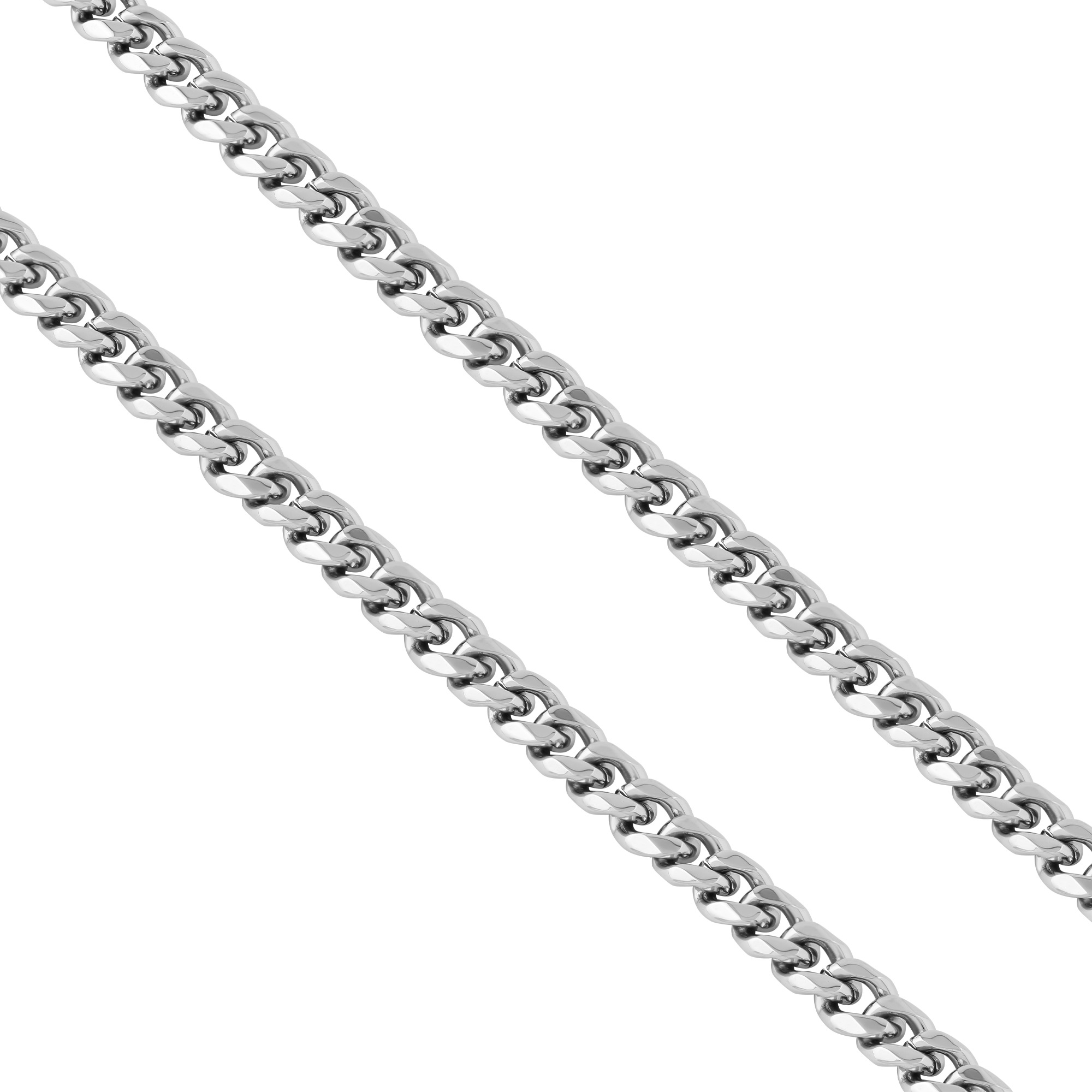 Steel Necklace Large Curb