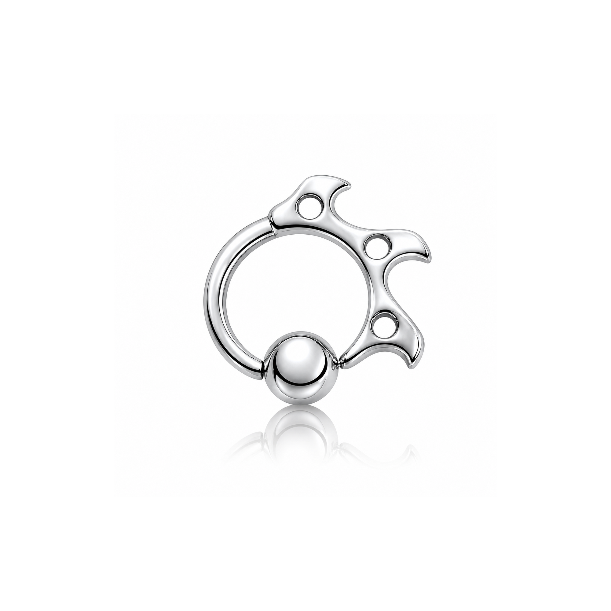 Viking Blade Captive bead Ring