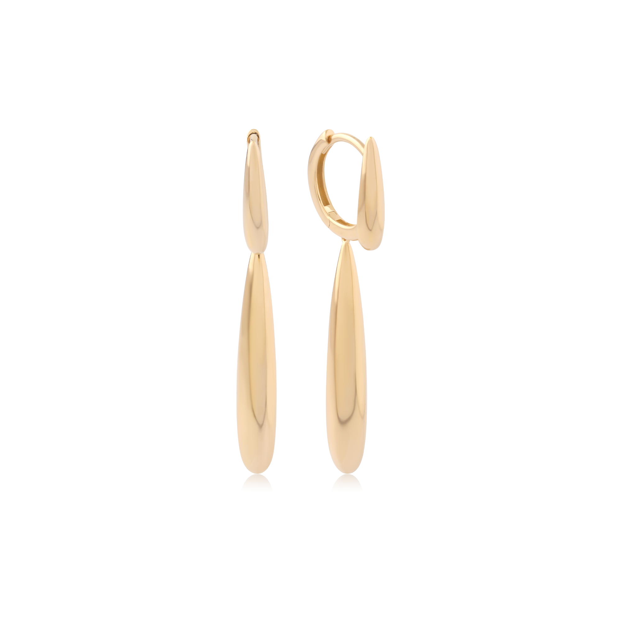 Droplet - 14kt Gold Vermeil Earrings