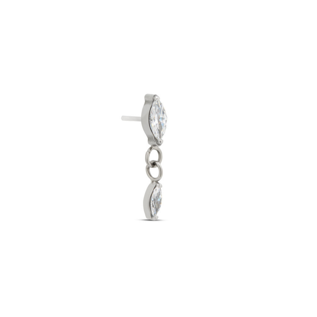 Marquise Stone Dangle Flatback