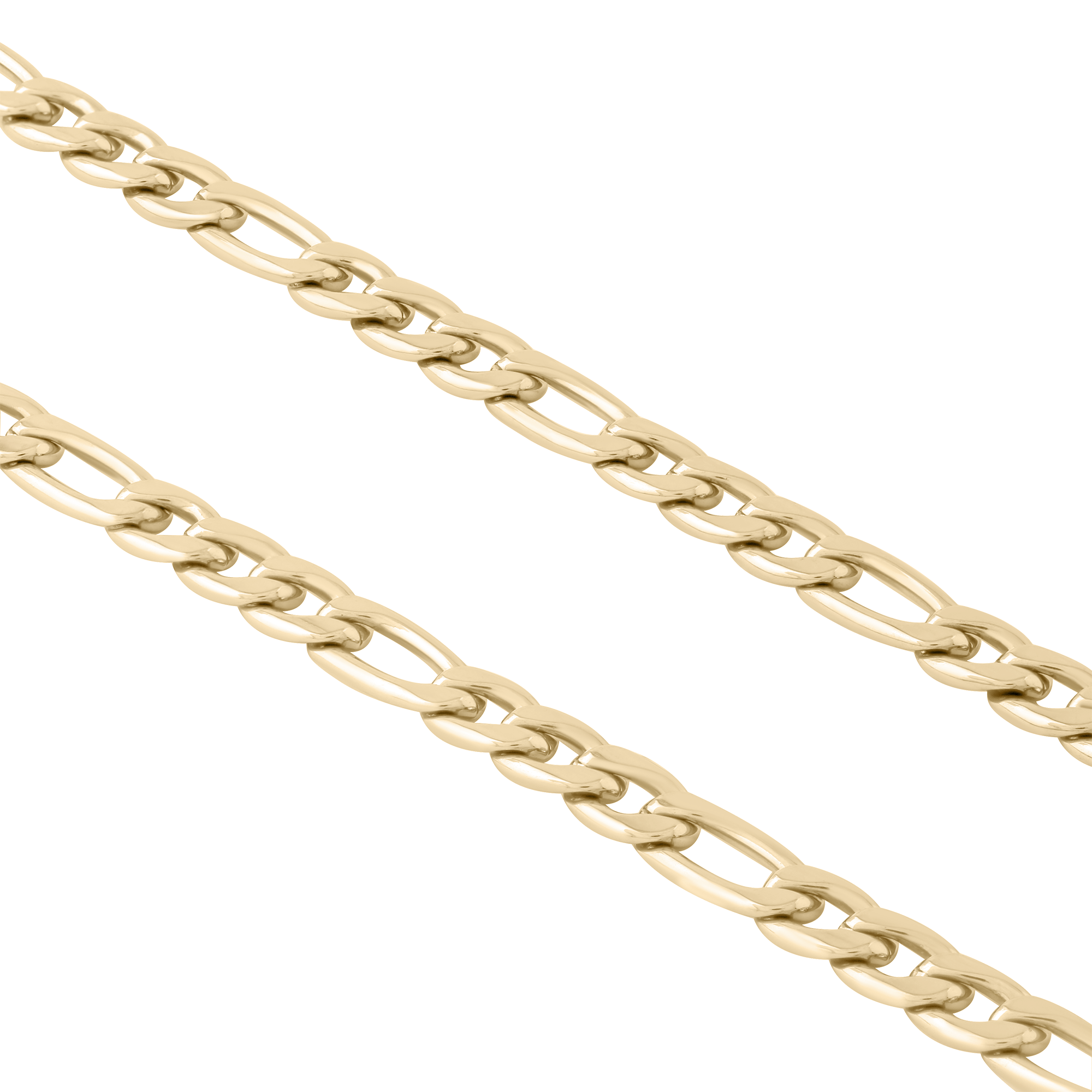 18k V-Gold Necklace Figaro
