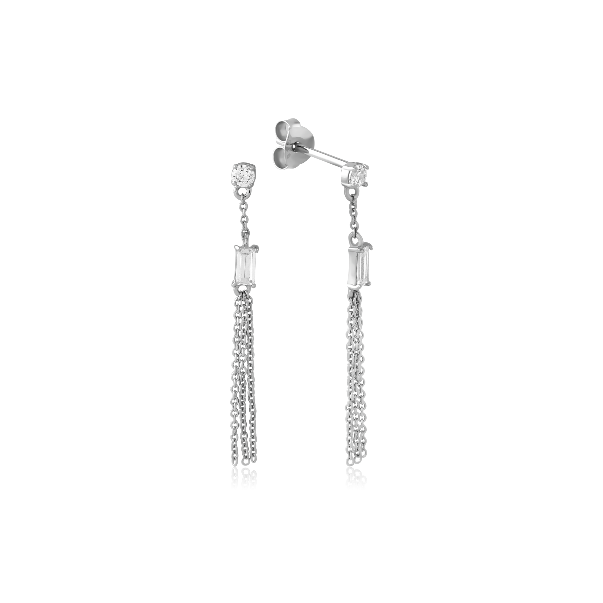 Chainella ST - Sterling Silver Earrings