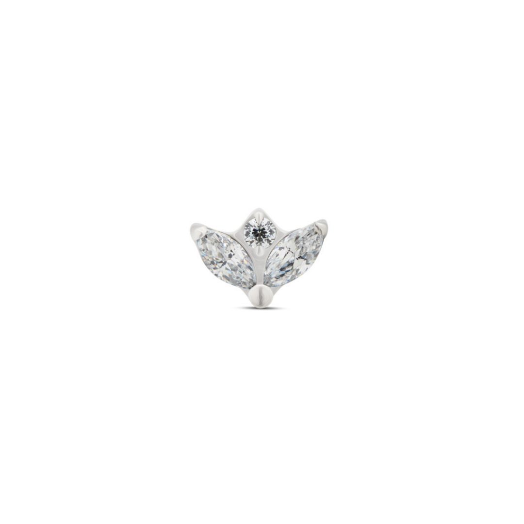 2 Marquise with Centre Stone Flatback