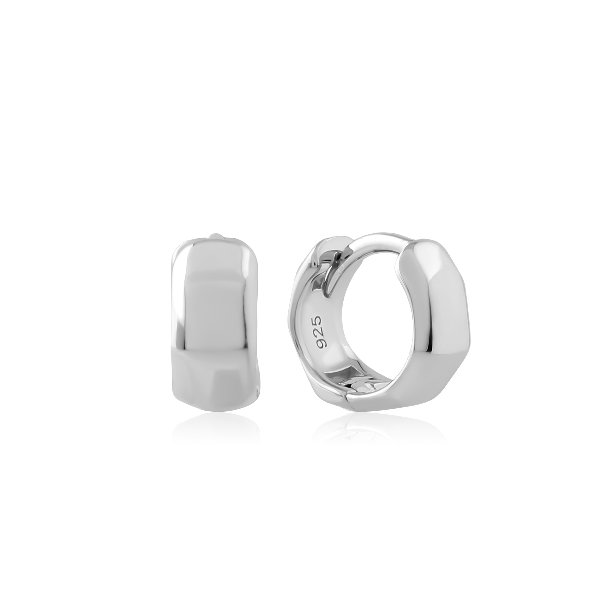 Polyhug - Sterling Silver Earrings