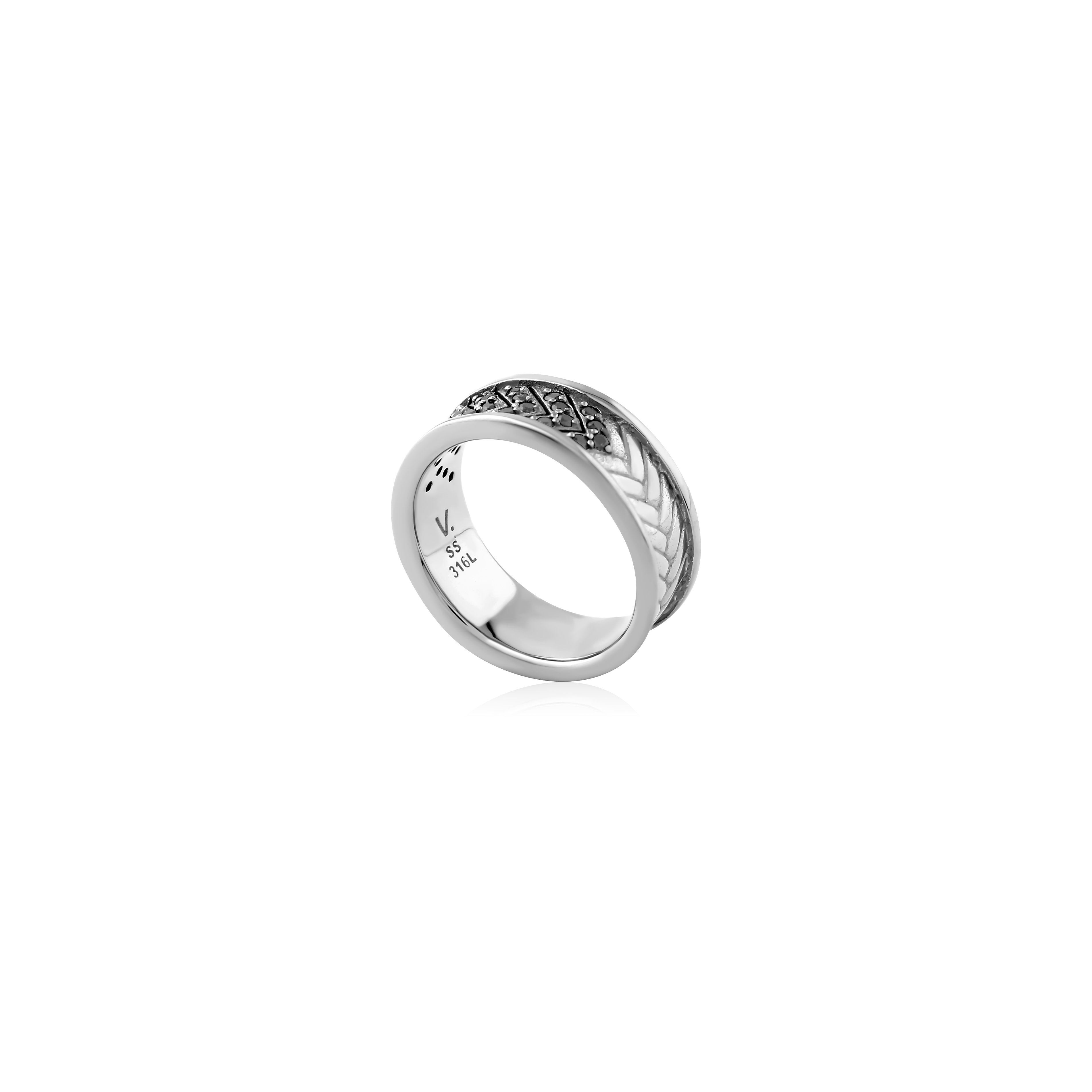 Steel Ring - Black Titan