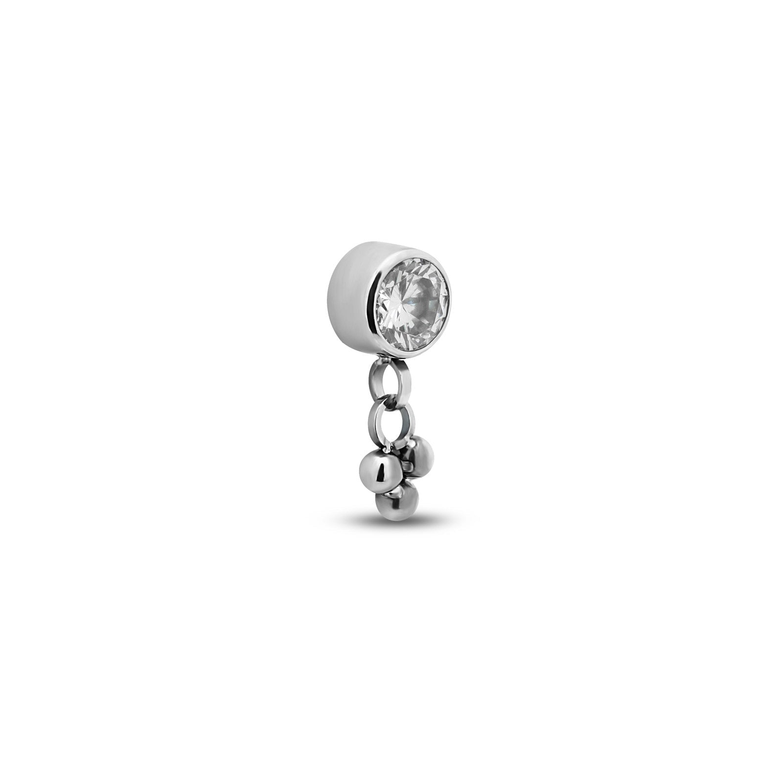 Jewelled Dangle Trio Ball Flatback
