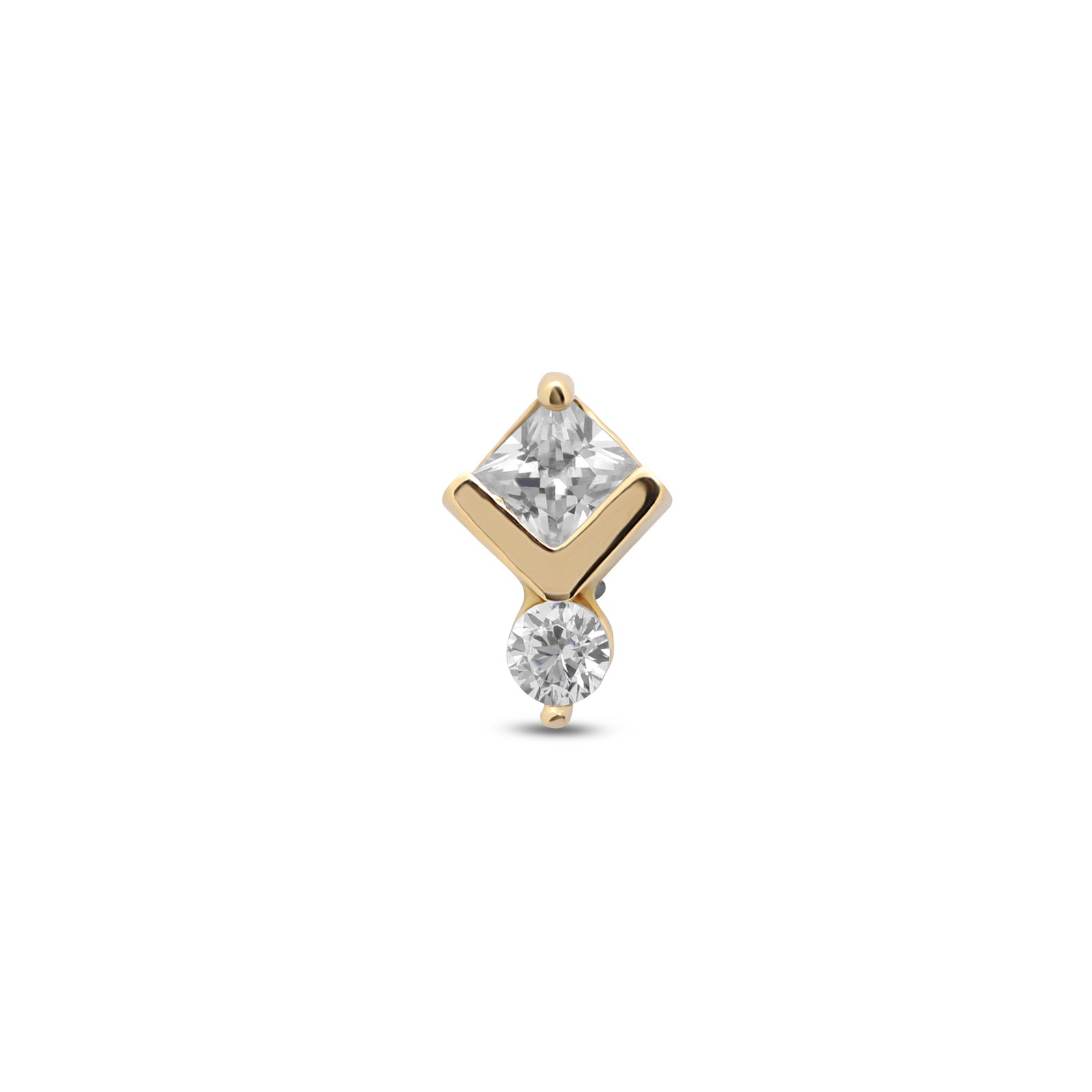 14kt Gold Flatback - Ornate