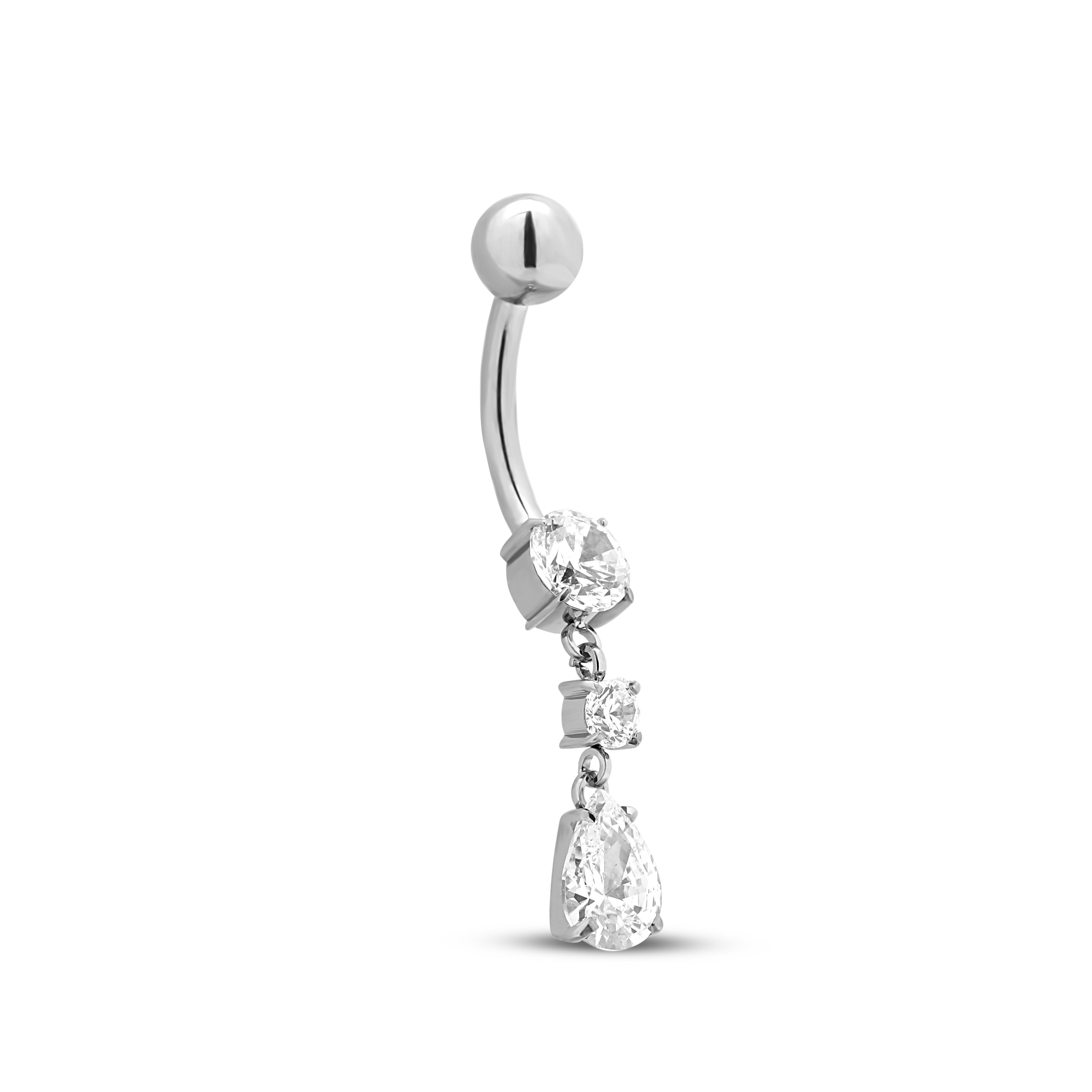 Titanium Dangle Navel Bar