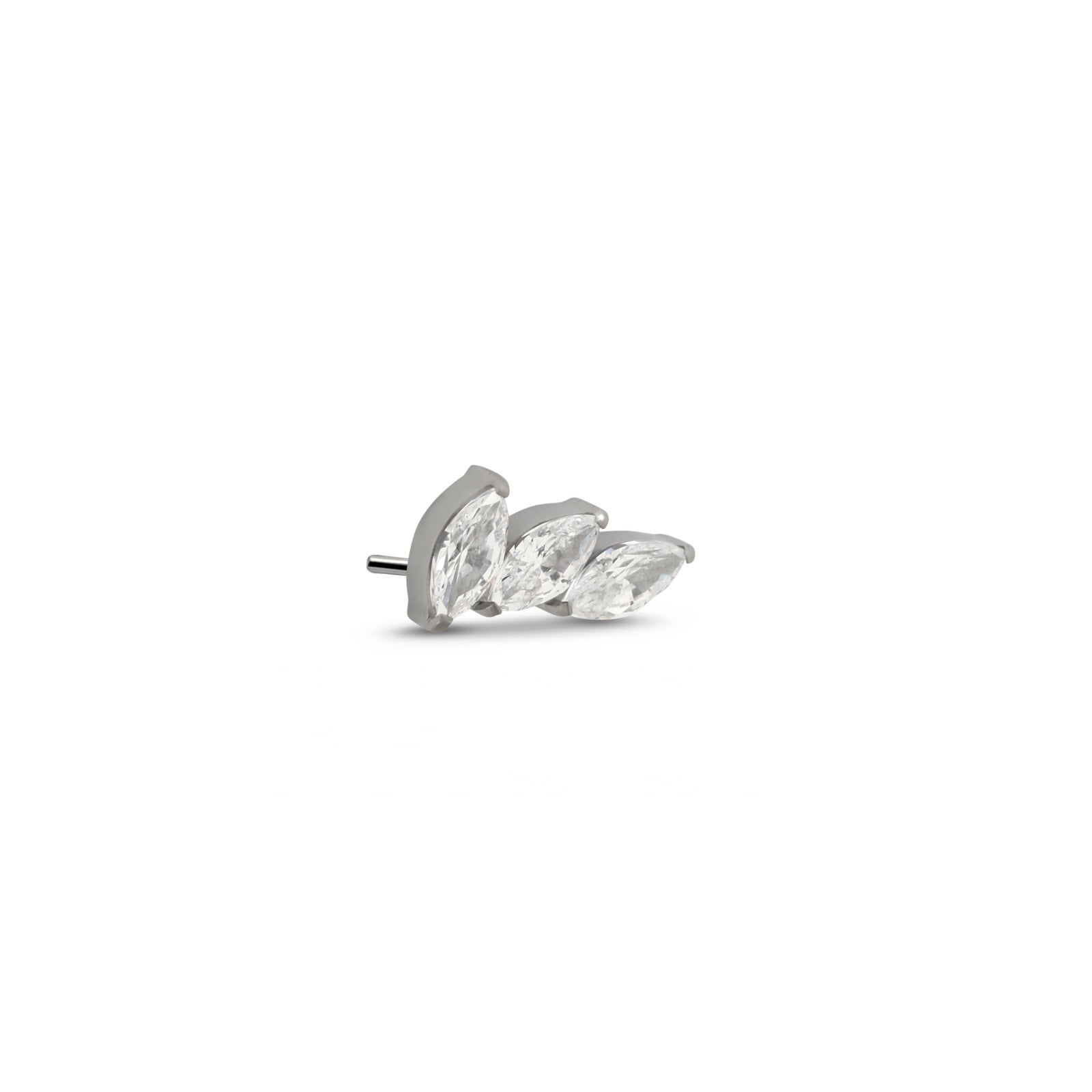 Trio Marquise Clear Crystal Flatback