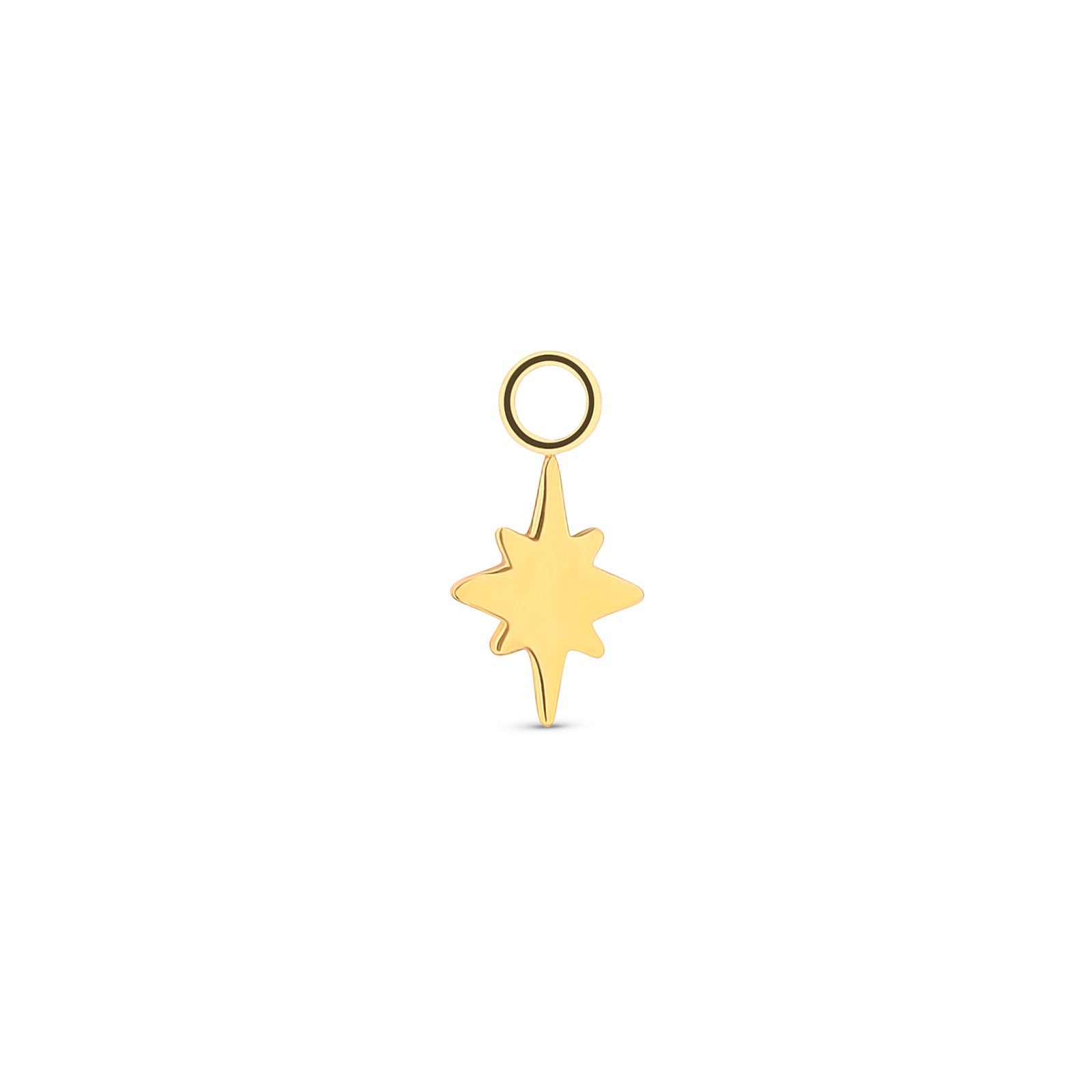 18k V-Gold Astra Charm