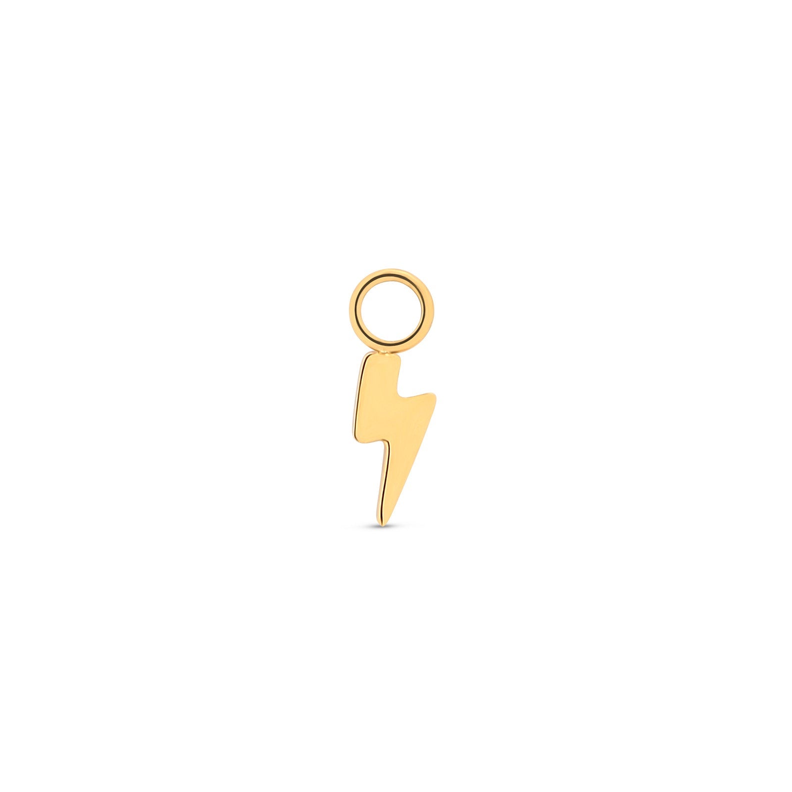 18k V-Gold Bolt Charm