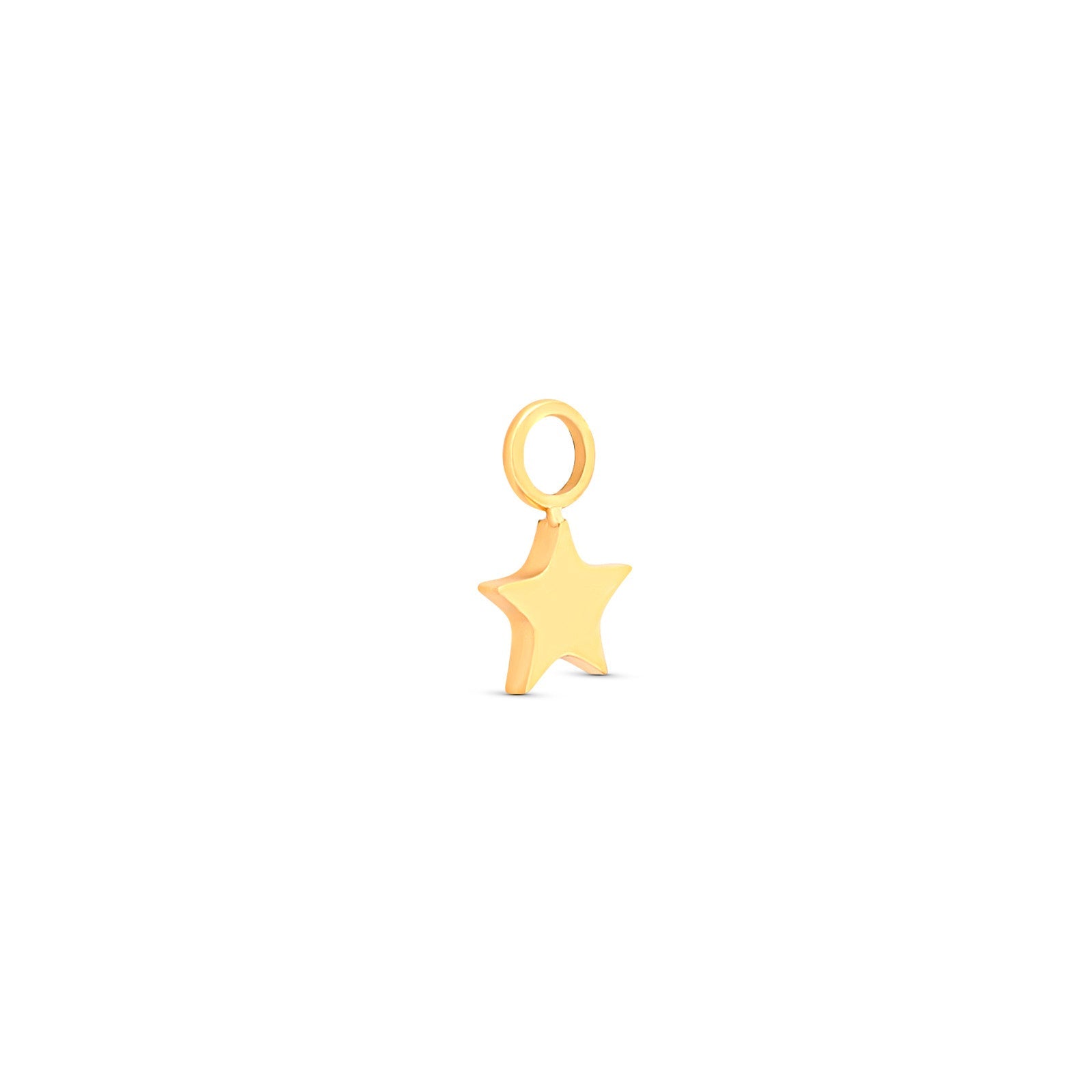 18k V-Gold Star Charm