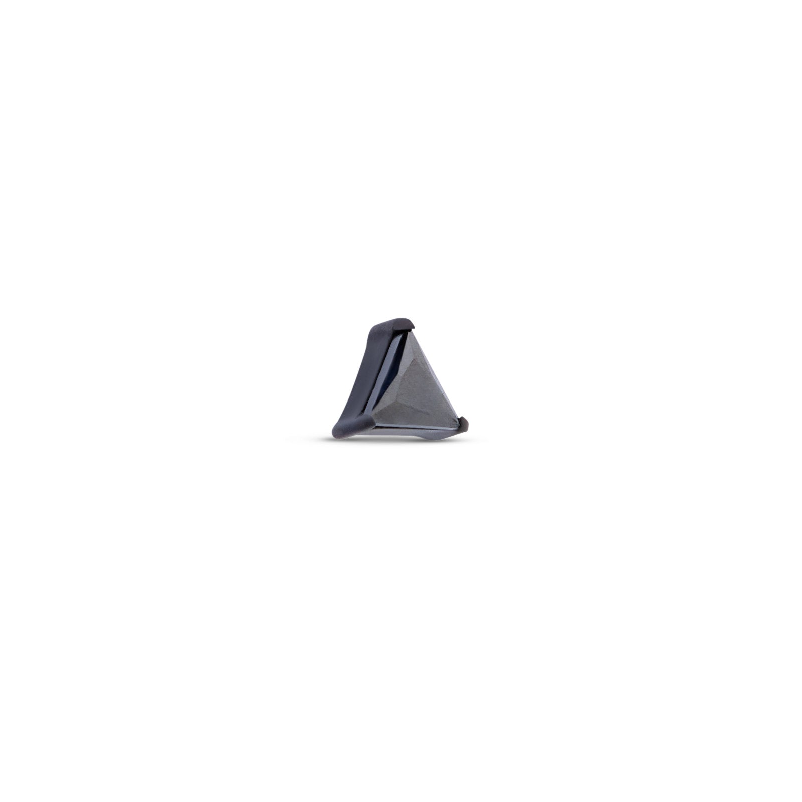 Blackline Triangle Black Jewel Flatback