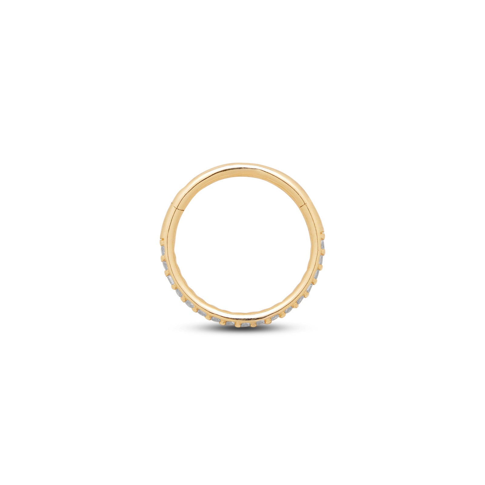 14kt Gold Jewel Hinged Ring