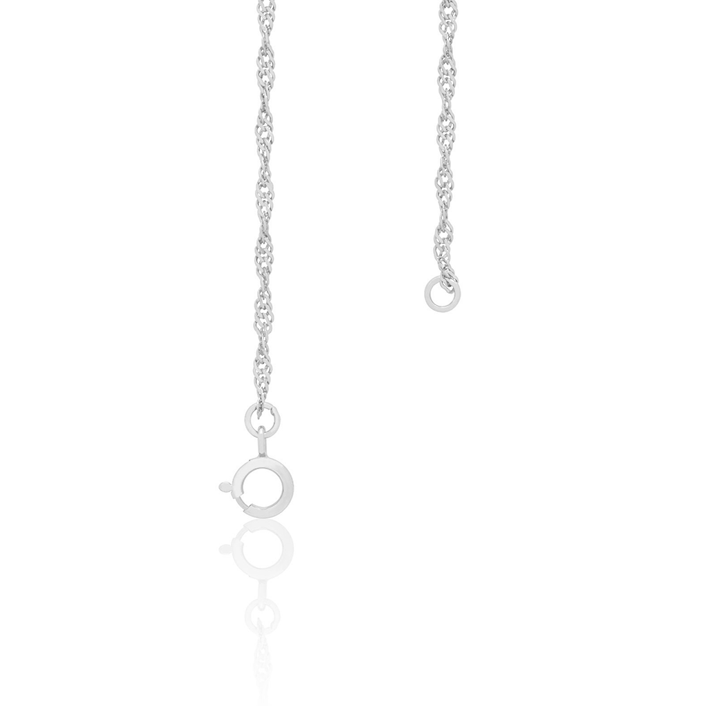 Sterling Silver Necklace Angel Thread