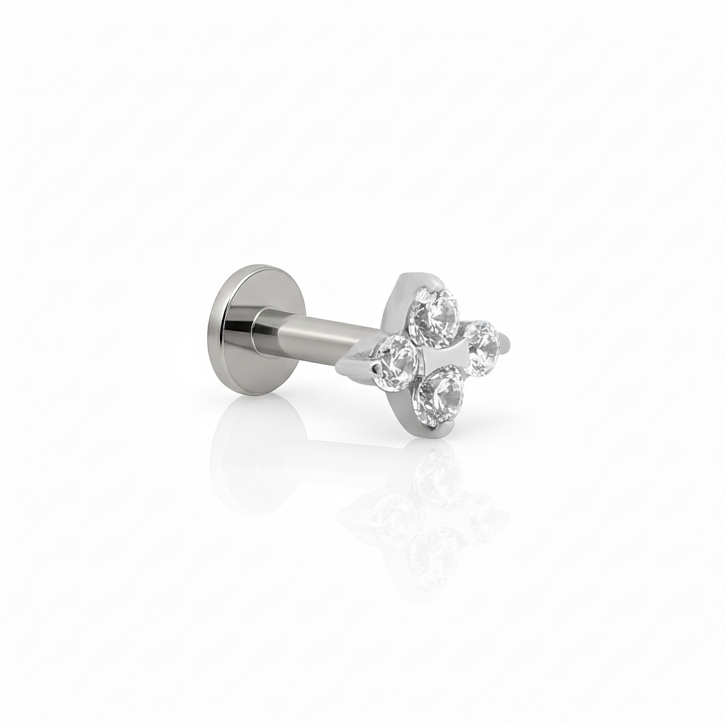 Jewelled 4 Stones Flatback