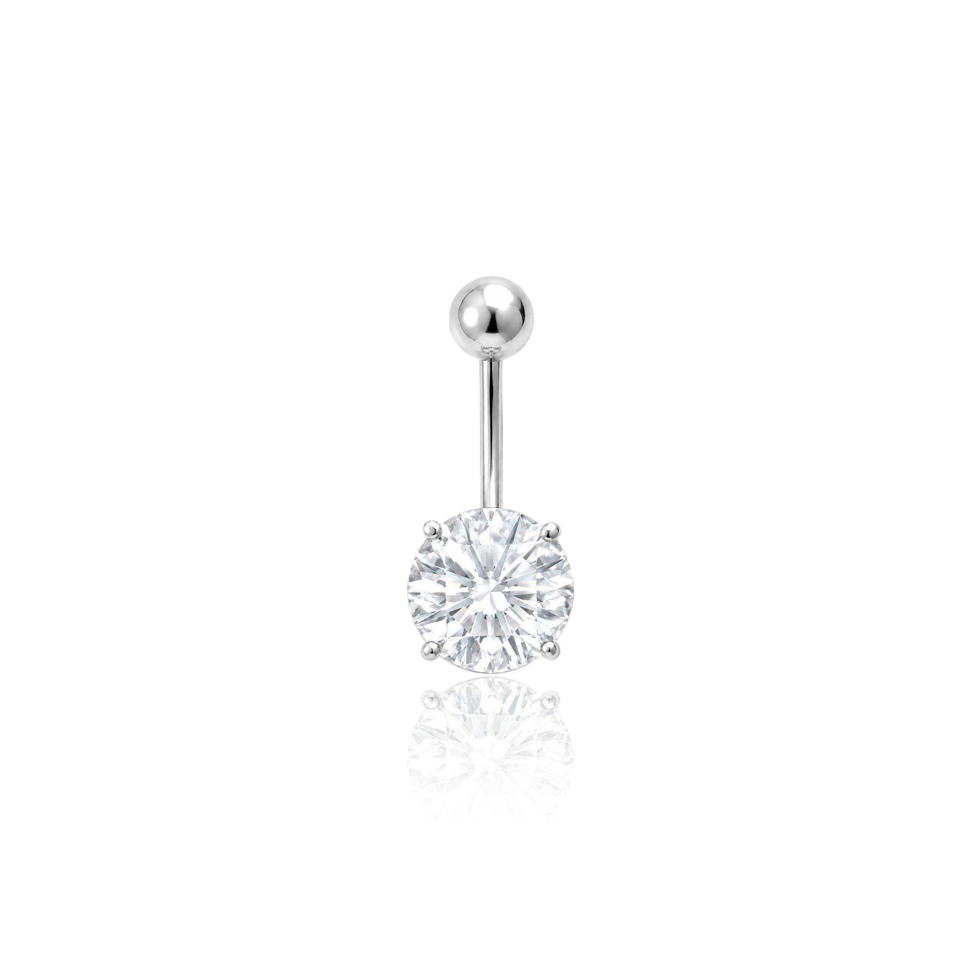 Big Diamond Navel Bar