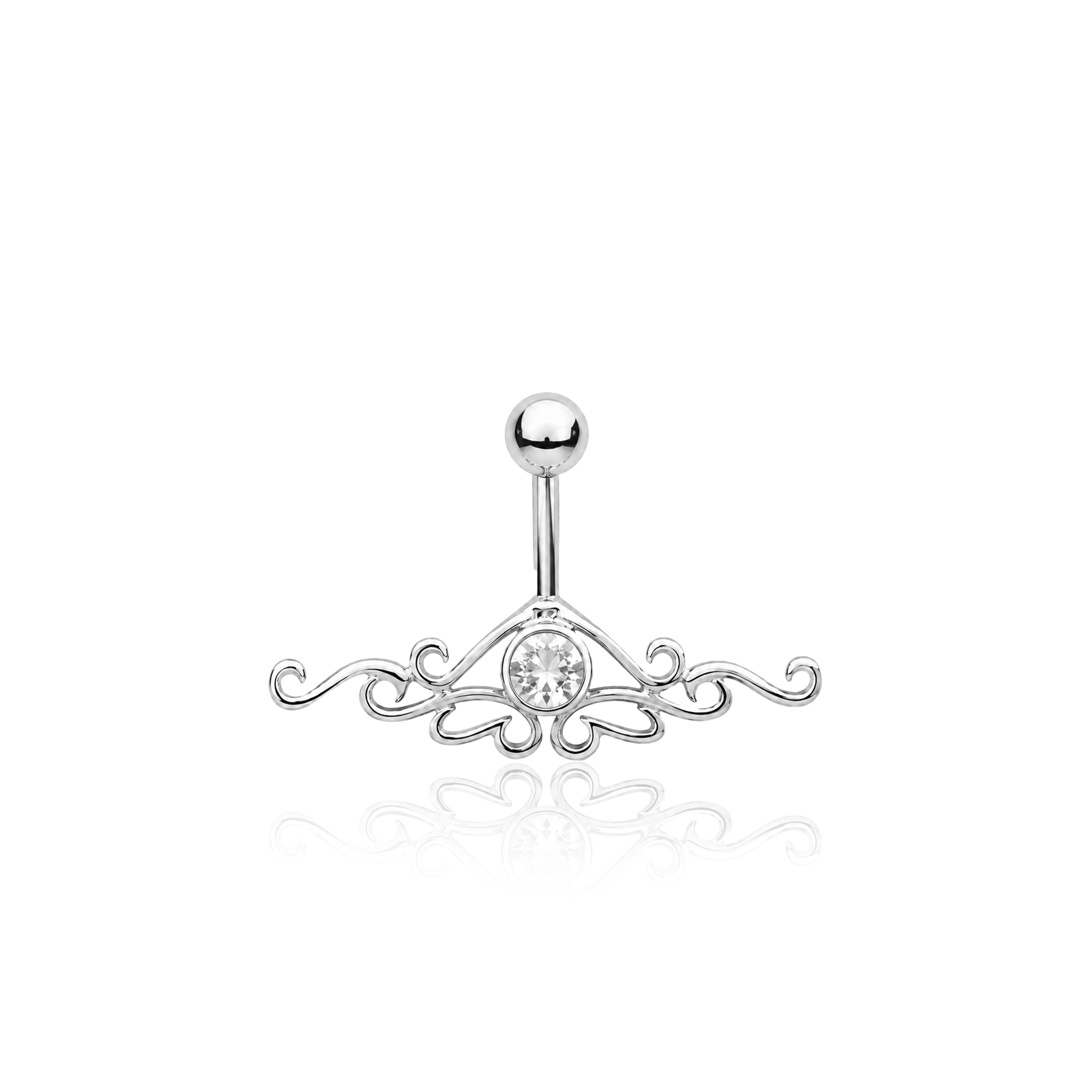 Celtic Design Navel Bar