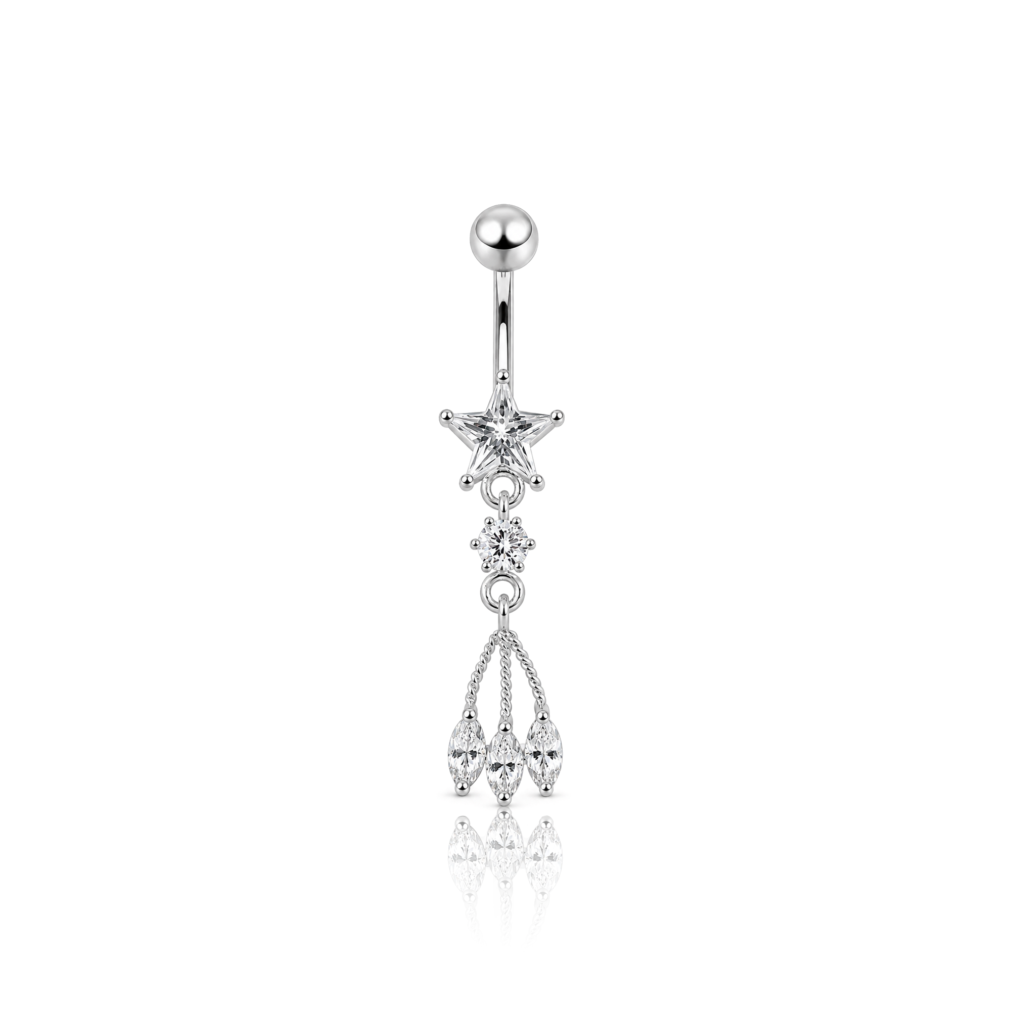 Star Light Navel Bar