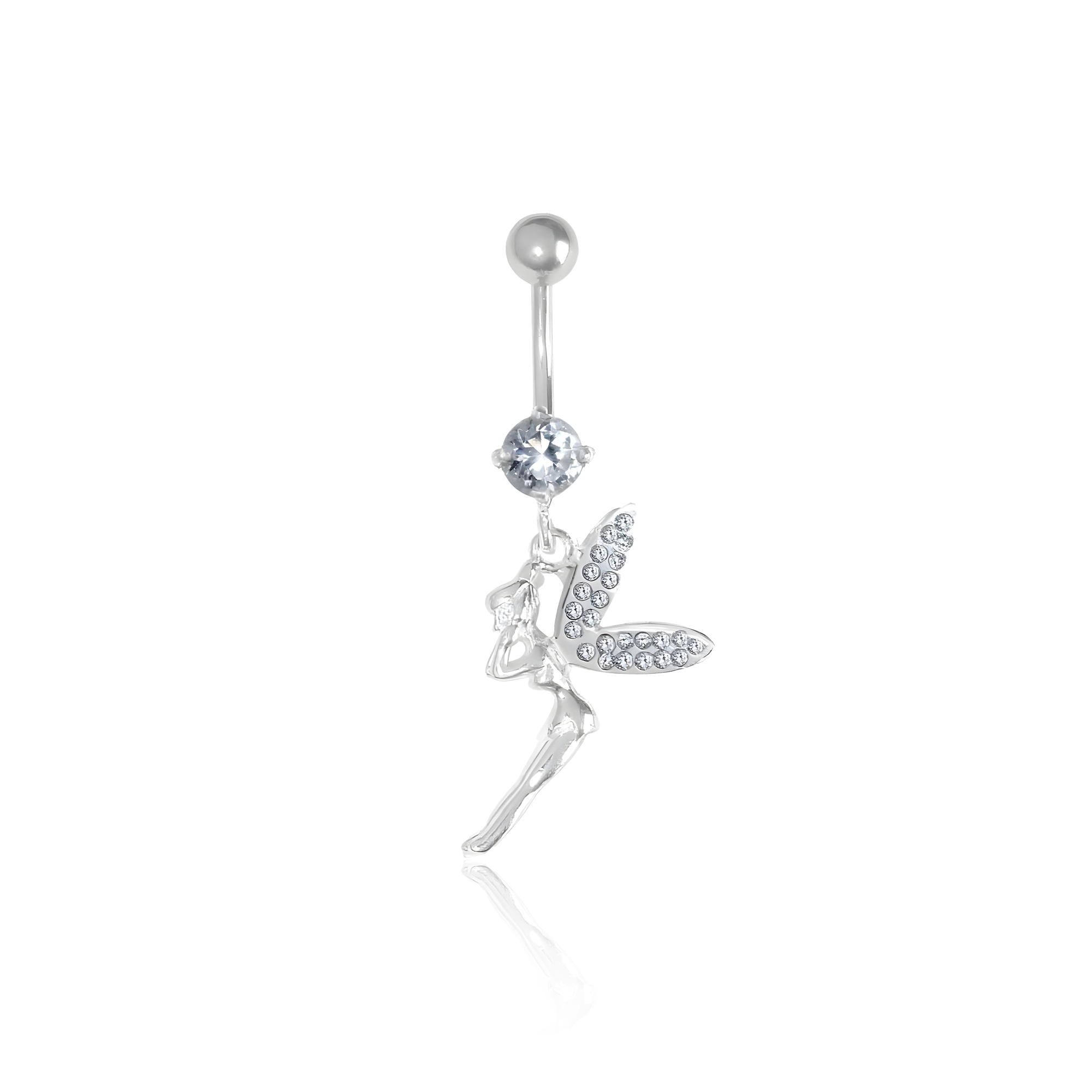 Fairy Sitting Navel Bar